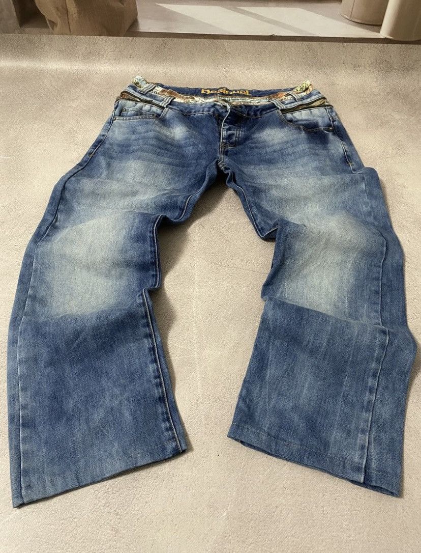 Japanese Brand Desiqual vintage If Six Was Nine style baggy pants Size US 36 / EU 52 - 1 Thumbnail