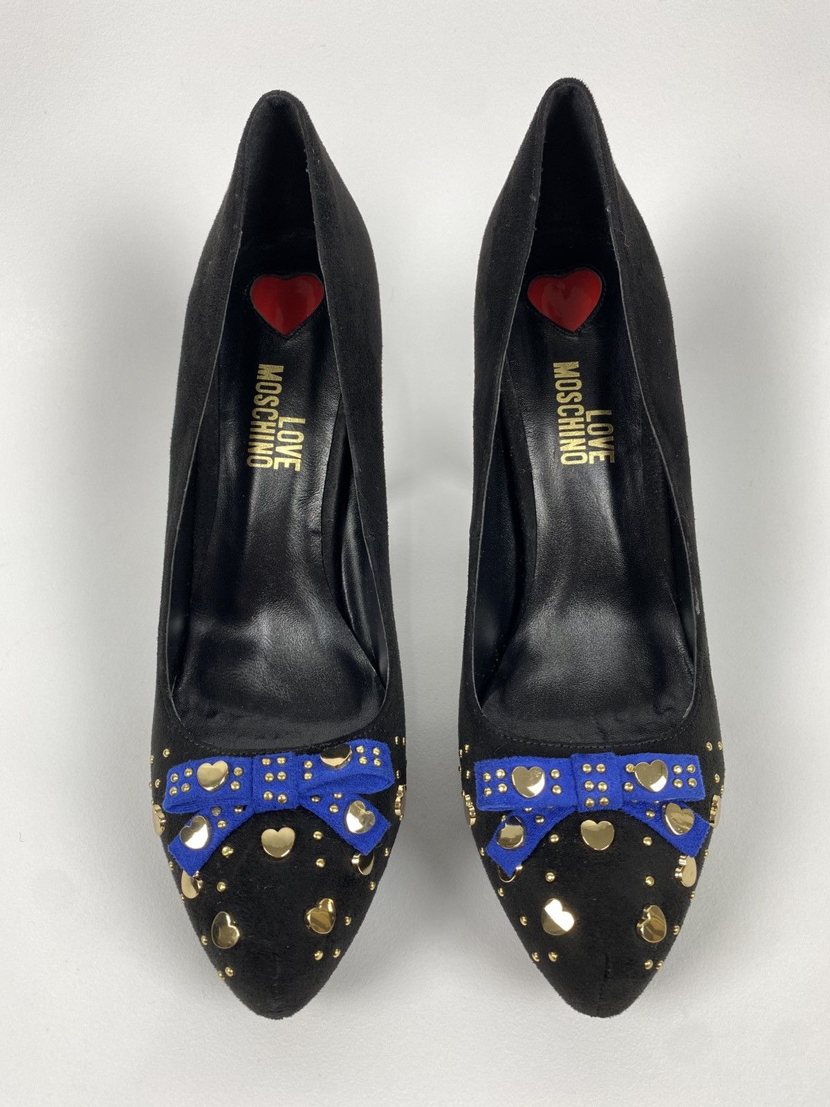 Love Moschino Love Moschino Suede Heels Bow Decorated size 39 Size US 9 / IT 39 - 2 Thumbnail