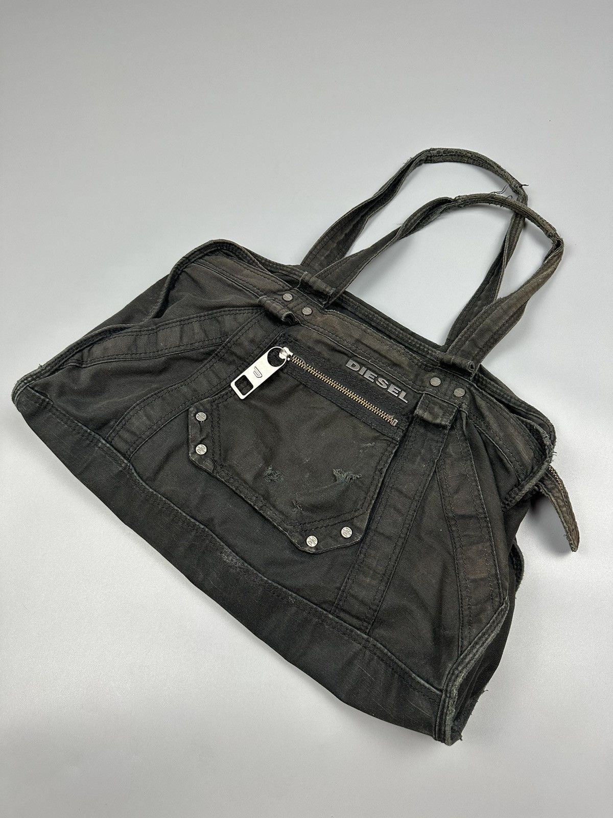 Diesel Distressed Vintage Diesel Tactical Tote Bag Size ONE SIZE - 3 Thumbnail