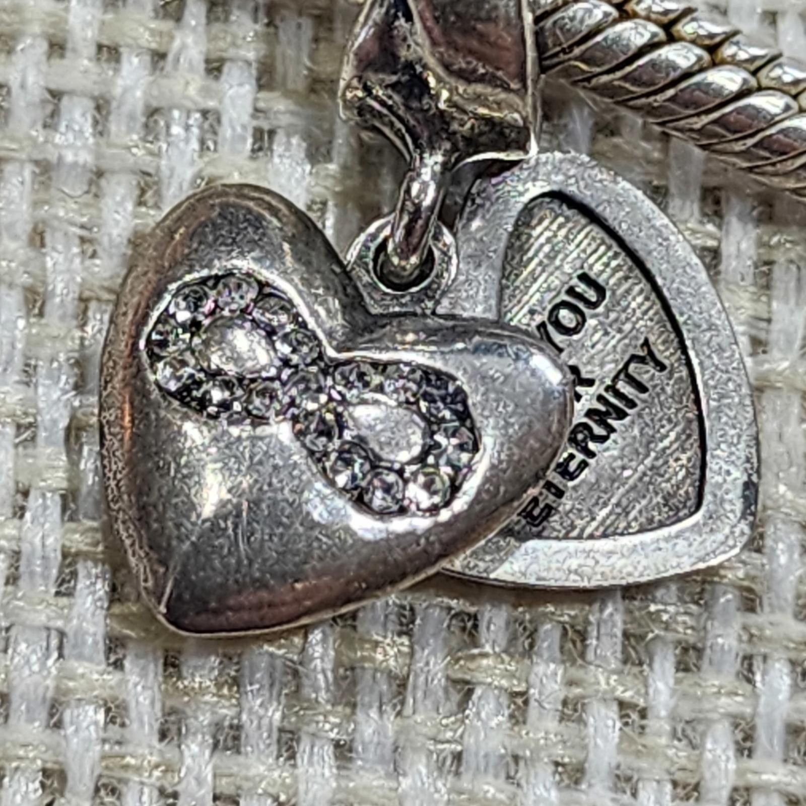 Unknown London Heart-Shaped Infinity Charm with 'Love You For Eternity" Size ONE SIZE - 1 Thumbnail