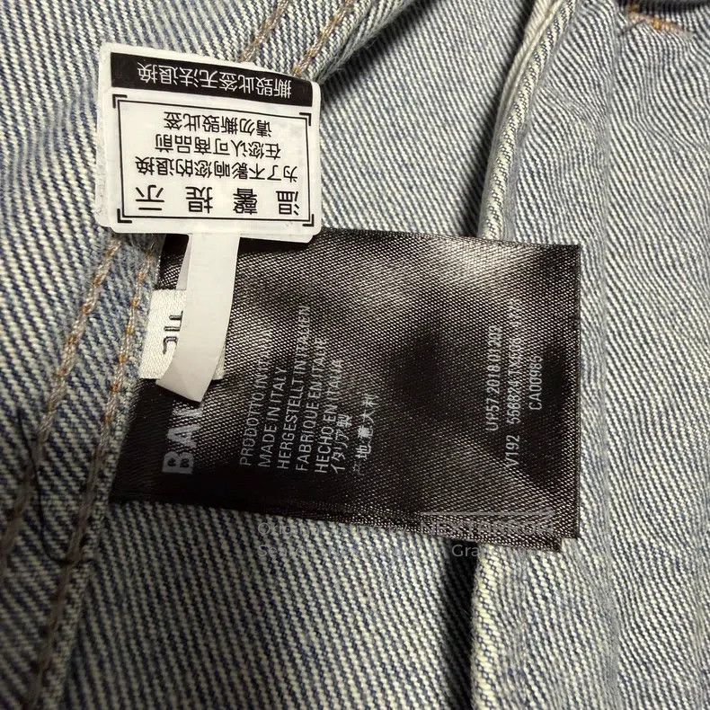 Balenciaga Balenciaga Denim Jacket Size XXS / US 00 / IT 34 - 6 Thumbnail