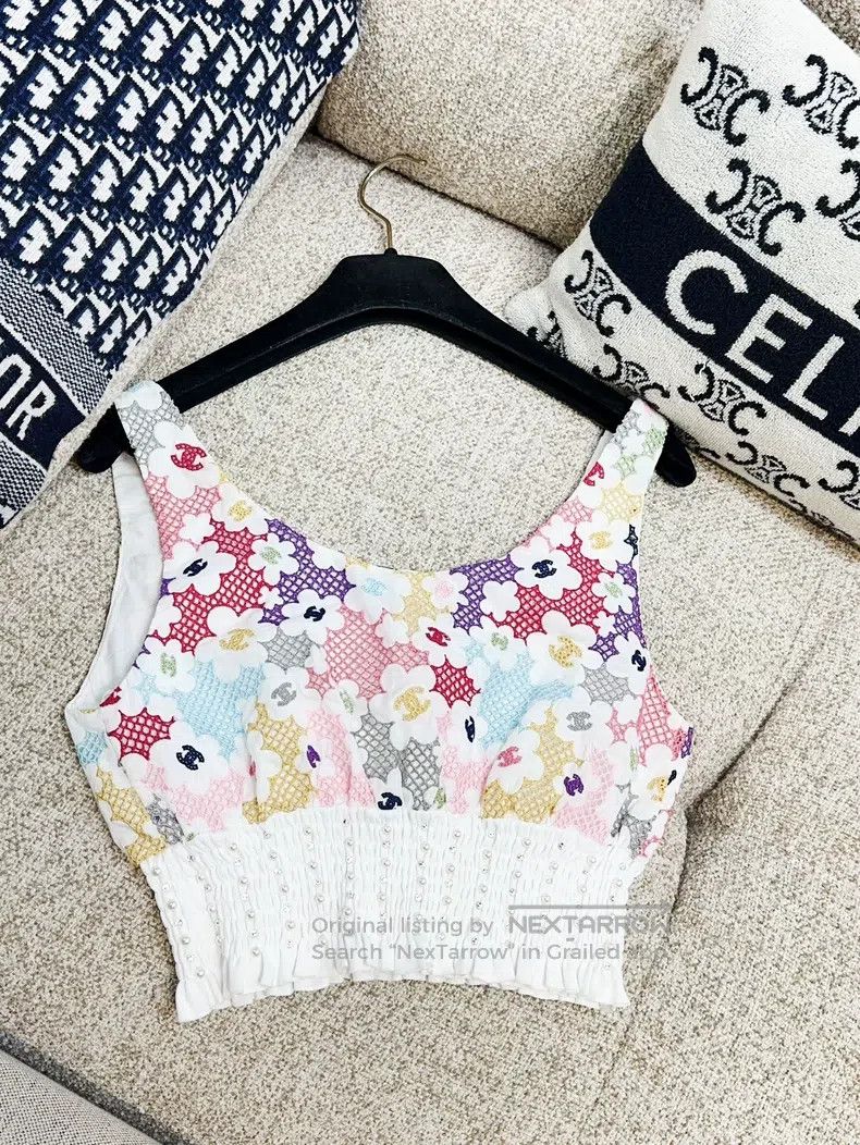 Chanel Chanel 24P Chanel Spring and Summer Series Flower Pearl wi Size XXS / US 00 / IT 34 - 3 Thumbnail