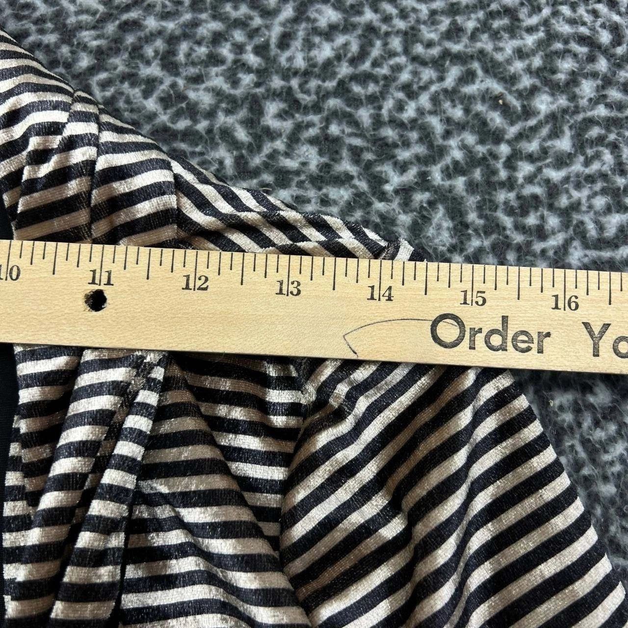 One Teaspoon One Teaspoon Coat Women XS Black Striped Velvet Pocket Size XS / US 0-2 / IT 36-38 - 7 Thumbnail