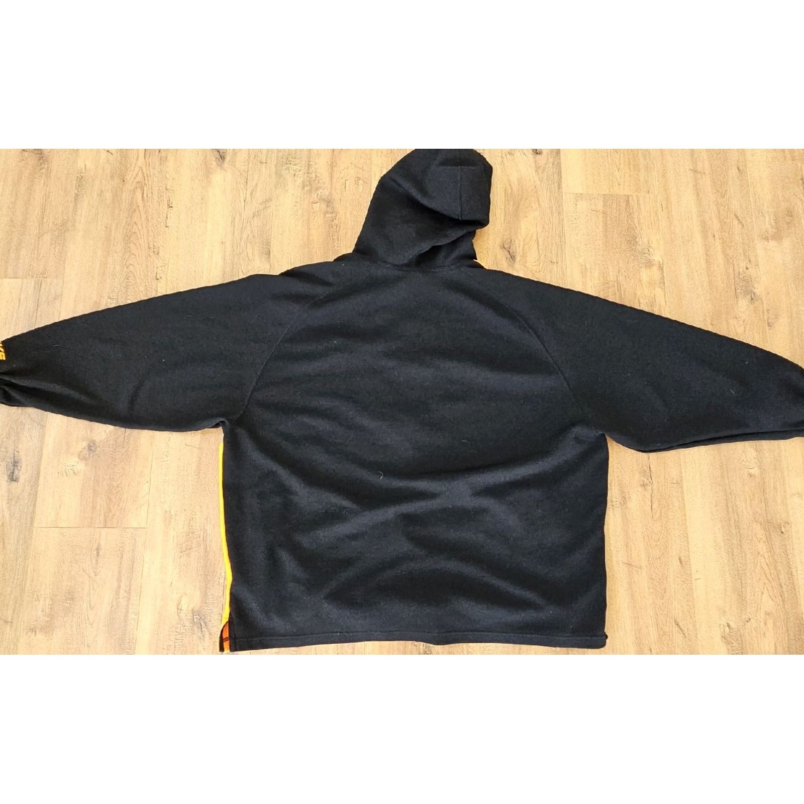 Nike Vtg Nike Basketball Hoops 1990s Warmup Hooded Shooting Shirt Mens XL Black Long Sleeve Vintage Nike Shirt Mens XL Hooded Basketball Growth? Size US XL / EU 56 / 4 - 7 Thumbnail