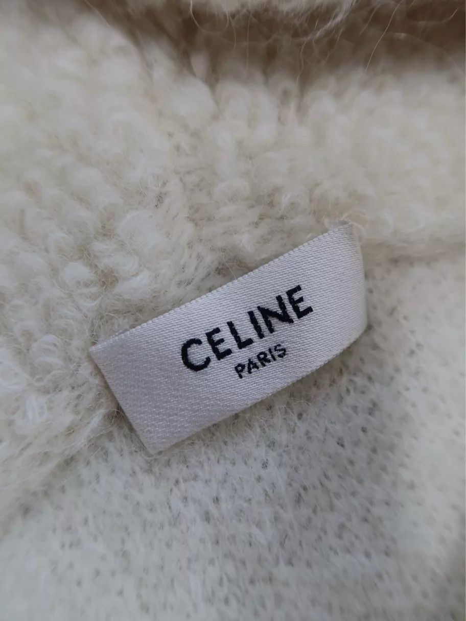 Celine CELINE SS22 Women's Ivory Plain Crewneck Hoodie S Size S / US 4 / IT 40 - 3 Thumbnail