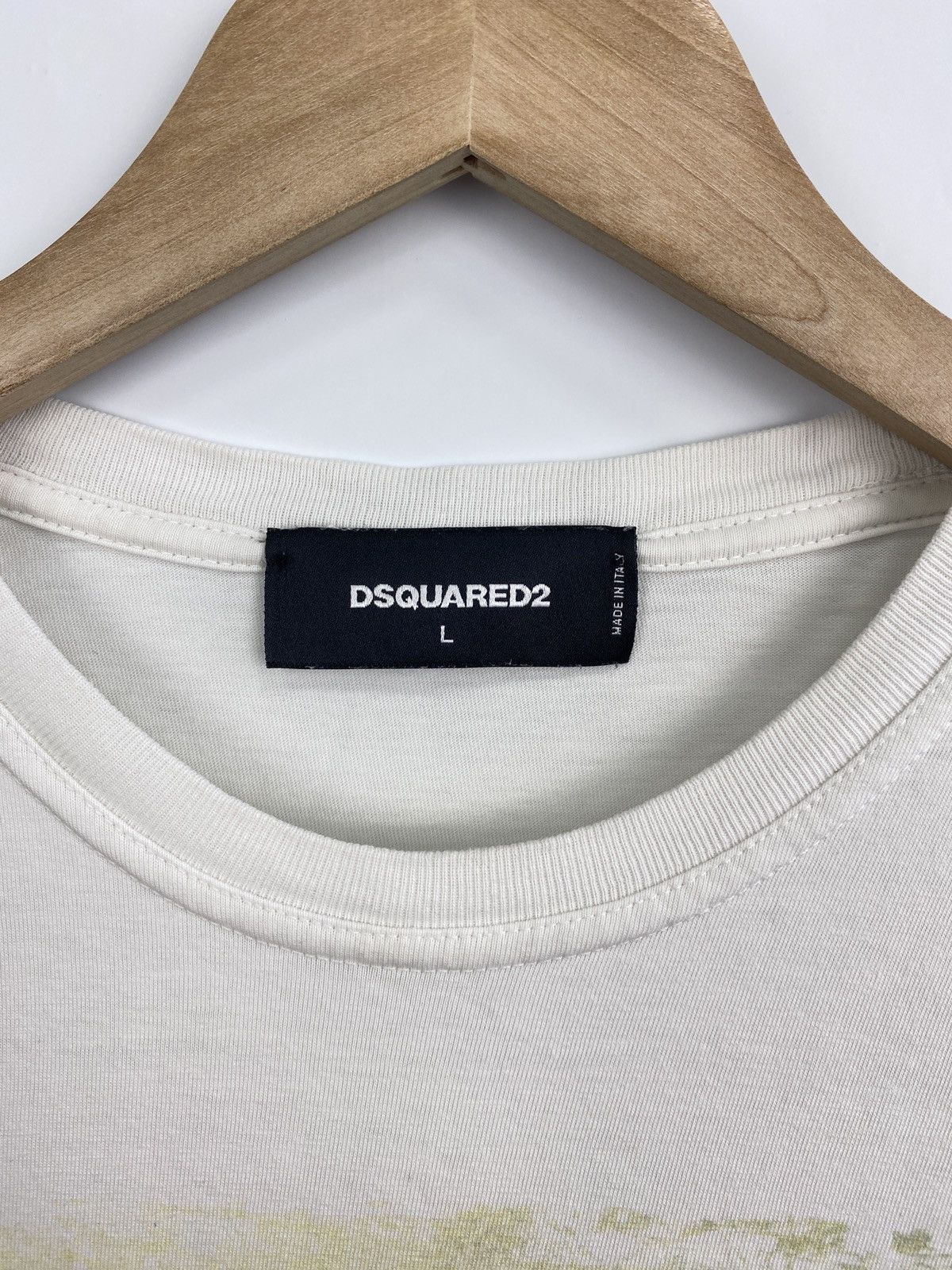 Dsquared2 Dsquared2 Hawaiian Surf With The Twins Big Logo Y2K T-Shirt Size US L / EU 52-54 / 3 - 5 Thumbnail