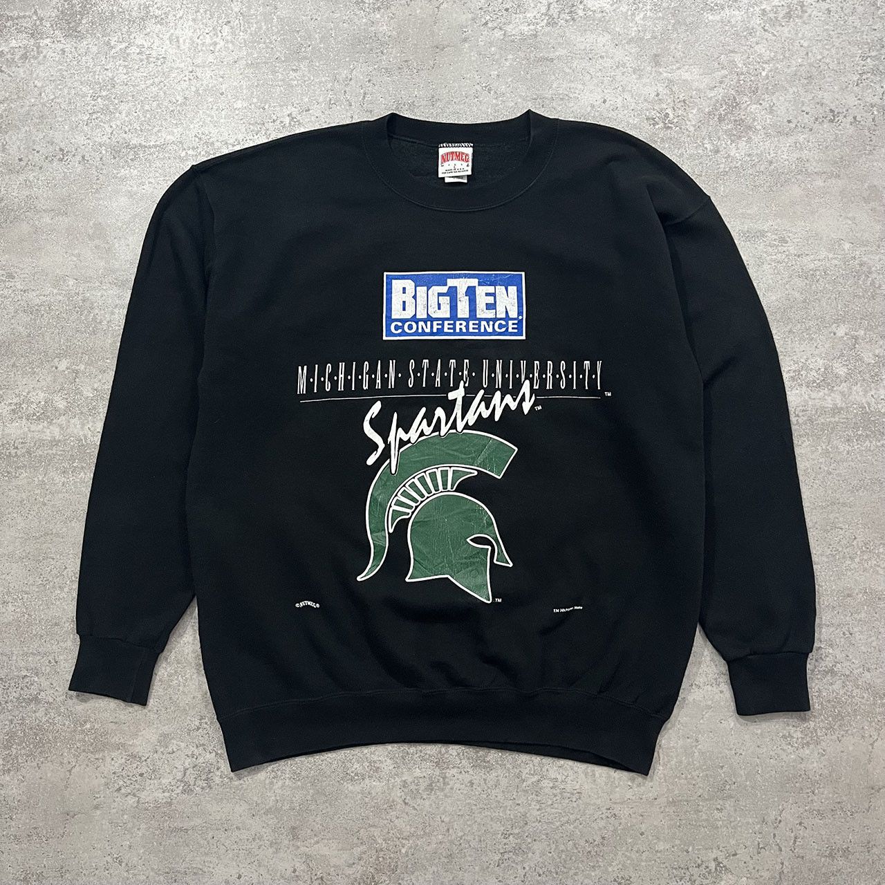NCAA × Nutmeg × Vintage VTG Michigan State Spartans BIG TEN CONFERENCE SWEATSHIRT Size US L / EU 52-54 / 3 - 1 Thumbnail
