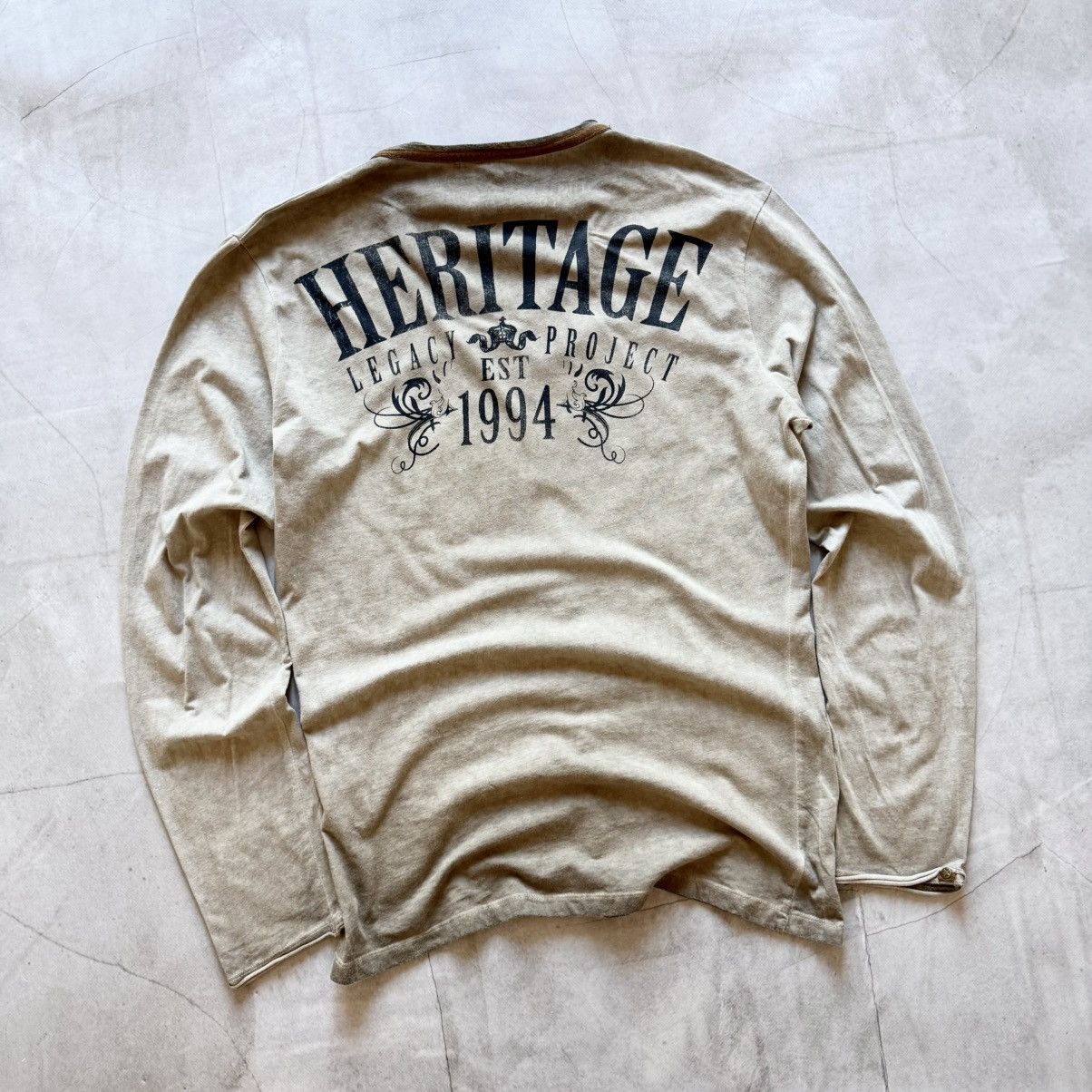 Hysteric Glamour Abstract Hysteric Glamour Style Long Sleeve LGB T-shirt Tee Size US XL / EU 56 / 4 - 8 Thumbnail