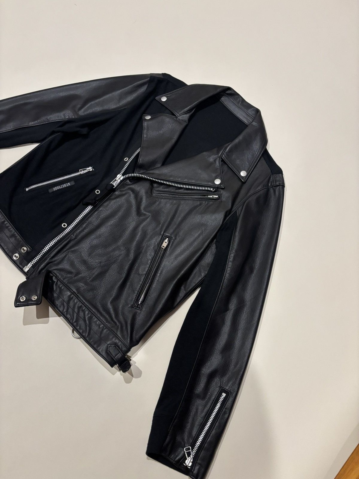 Undercover Undercover SS24 Rebelgods Hyrbid Cowhide Leather Jacket Size US M / EU 48-50 / 2 - 8 Thumbnail