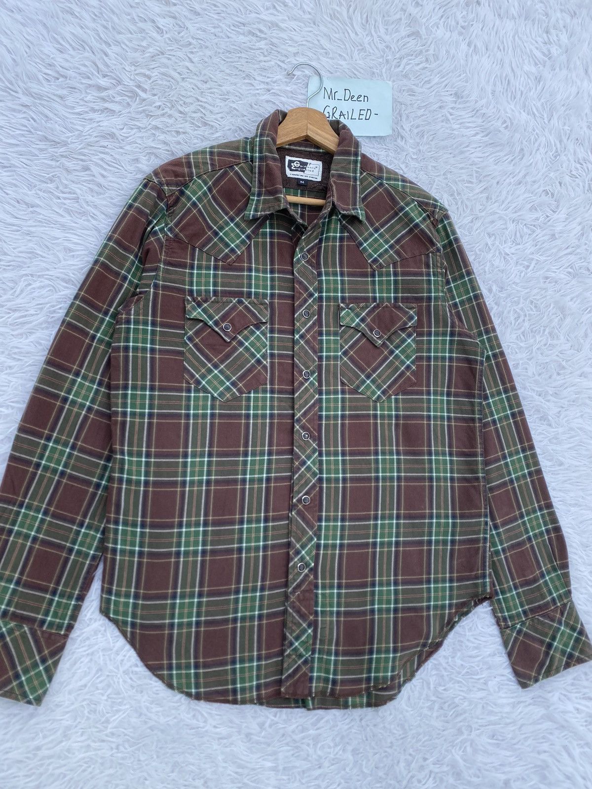 Engineered Garments Rare Engineered Garments Checkered Buttons Shirt Size US M / EU 48-50 / 2 - 5 Thumbnail