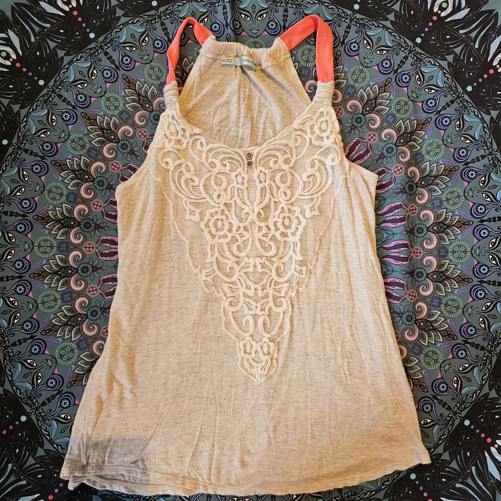 Designer Maurices Women's Cream Tank Top Size XS / US 0-2 / IT 36-38 - 1 Thumbnail