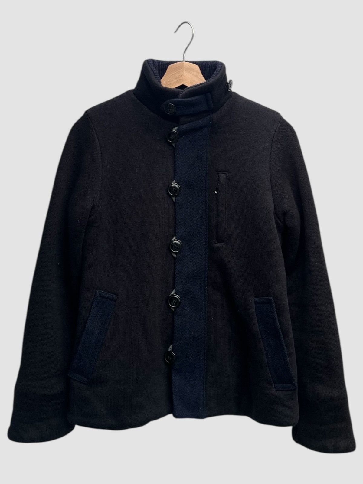 Blue Blue Japan Arigato Stand Collar Sherpa Lined Jacket