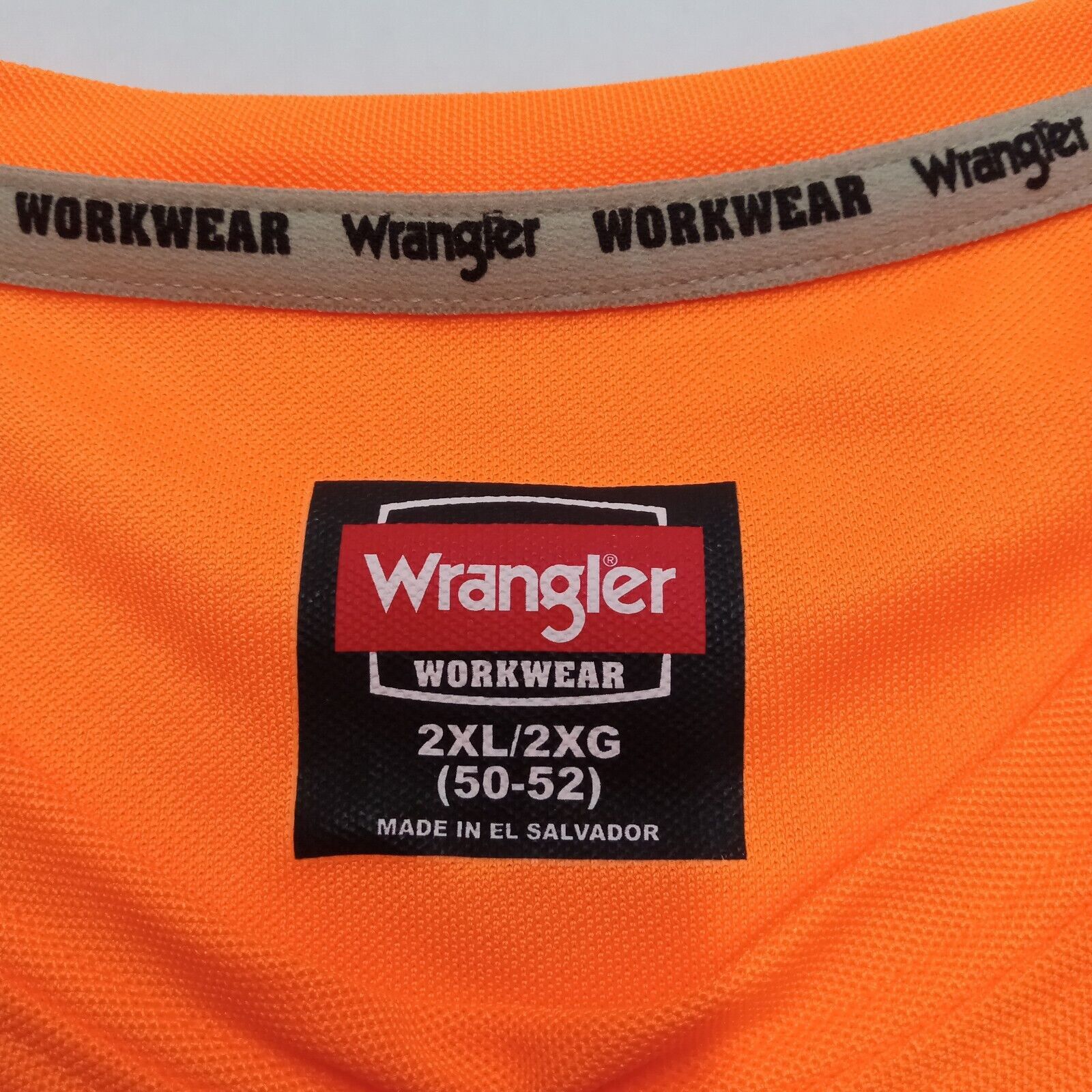 Wrangler Wrangler Pocket Shirt Men's 2XL (50-52) Orange Relaxed Fit Size US XXL / EU 58 / 5 - 4 Thumbnail