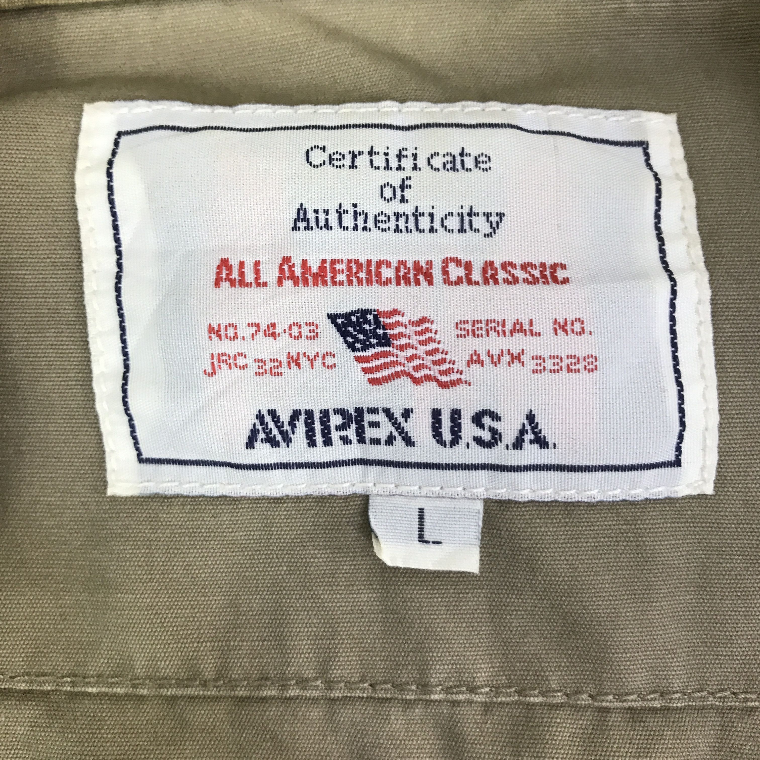 Avirex AVIREX USA M65 DESIGN JACKET K124B3 Size US L / EU 52-54 / 3 - 9 Thumbnail