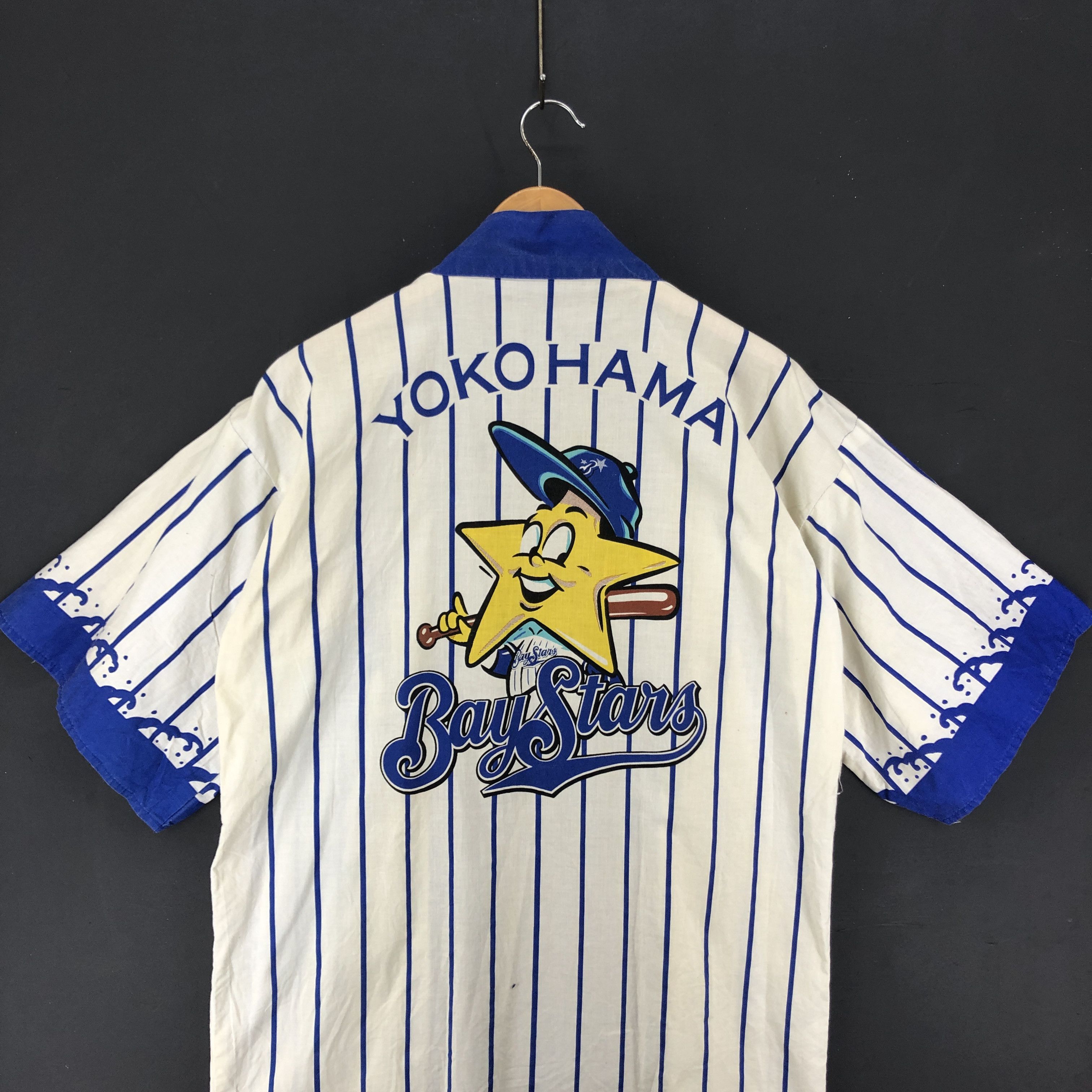 MLB YOKOHAMA RAY STARS Stripe Kimono #2050-22 Size US L / EU 52-54 / 3 - 2 Thumbnail