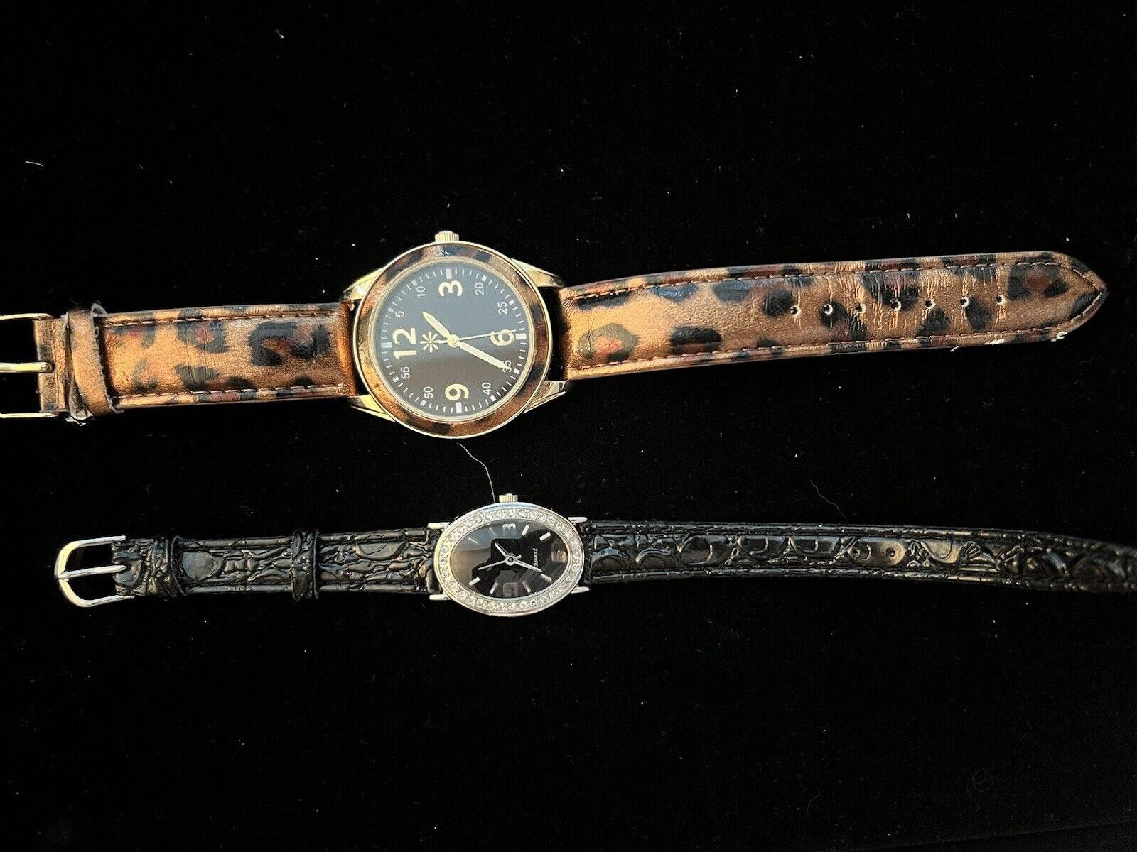 Designer Two Ladies Watches Size ONE SIZE - 1 Thumbnail