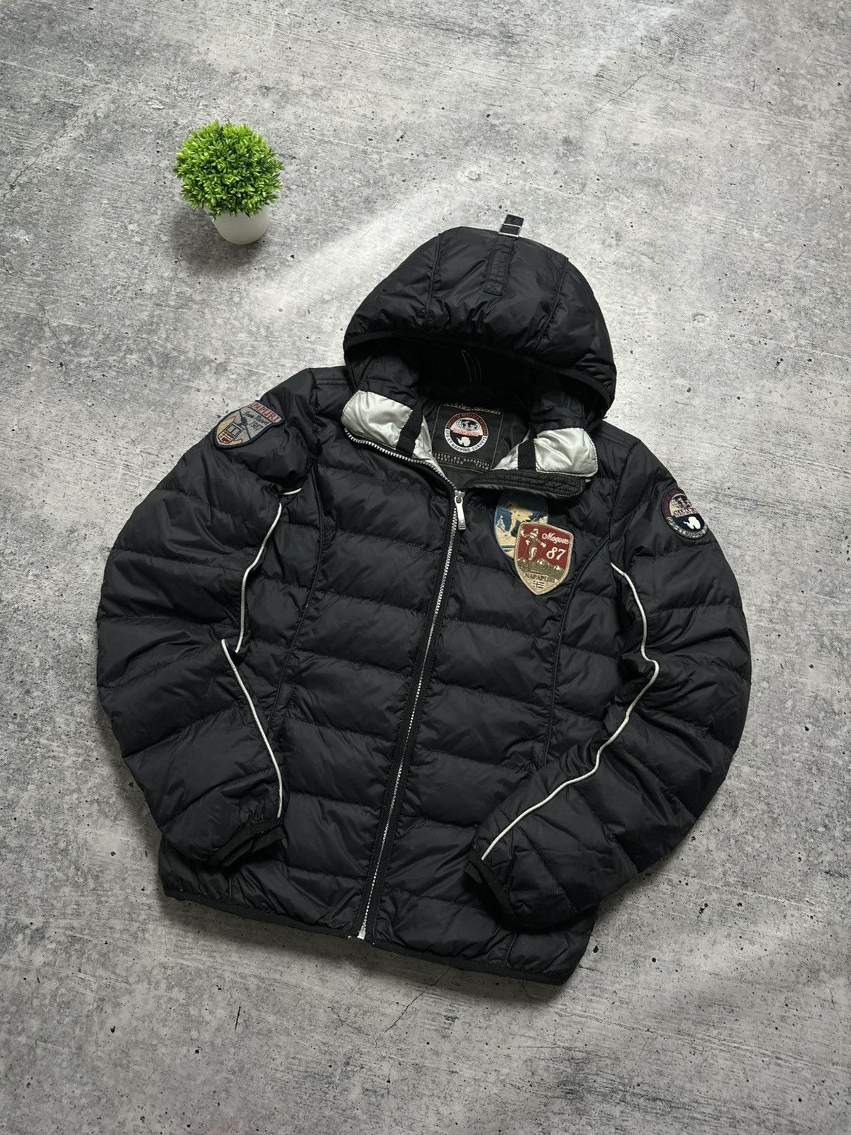 Napapijri Napapijri GPS Expedition Down Puffer Winter Y2K Jacket Size M / US 6-8 / IT 42-44 - 3 Thumbnail