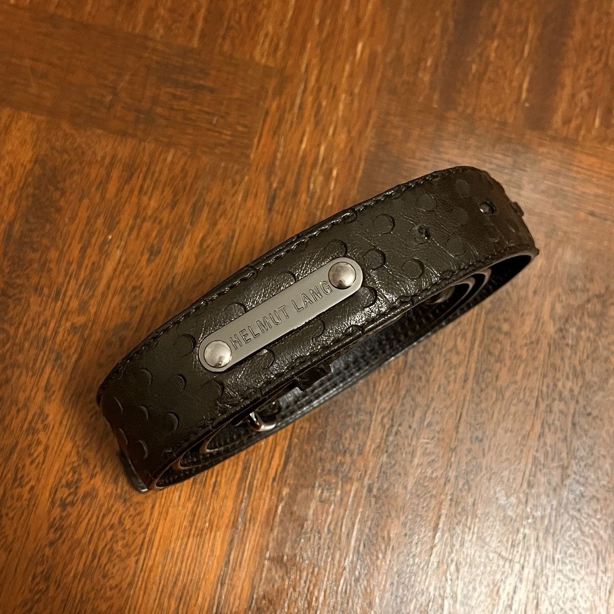 helmut lang レザーベルト　archive Helmut Lang Archive Stingray Leather Belt | Grailed
