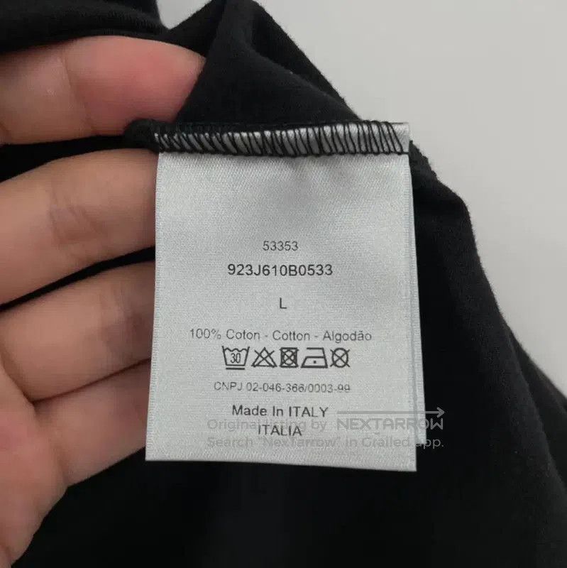 Dior Dior Black Cotton Short Sleeve T-Shirt . Size US L / EU 52-54 / 3 - 4 Thumbnail