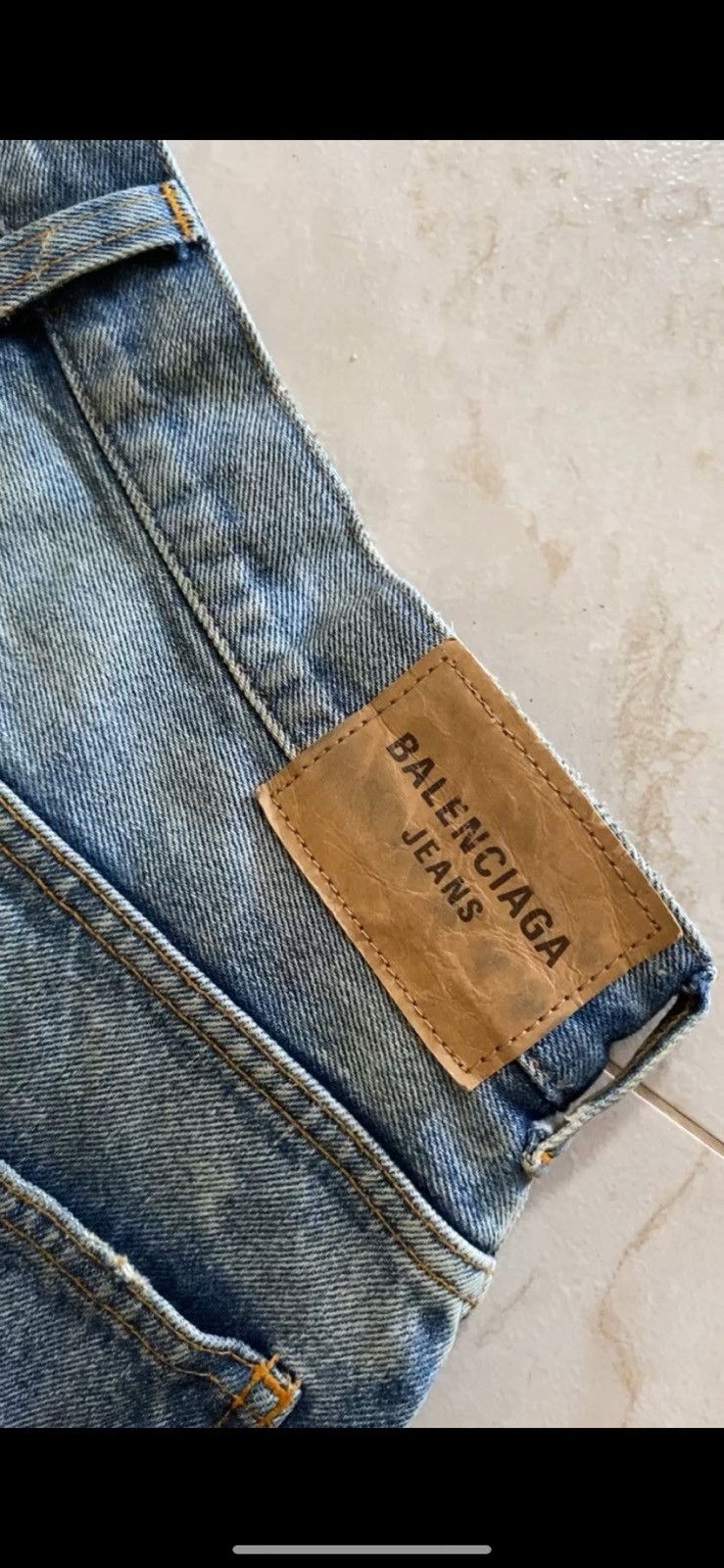 Balenciaga Balenciaga Waxed baggy jean Size US 34 / EU 50 - 5 Thumbnail