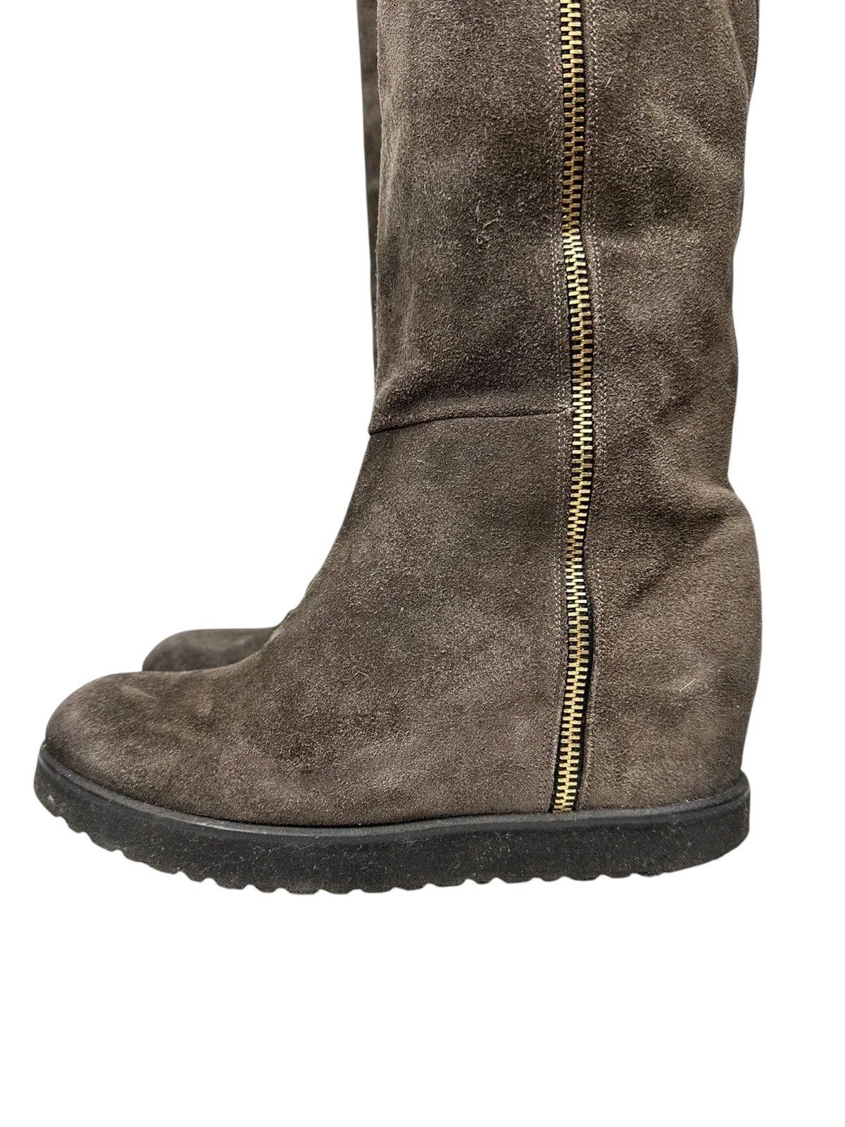 Issey Miyake Isabel Marant Leather Brown high Boots Vintage AS 98 JAPAN Size US 8 / IT 38 - 4 Thumbnail