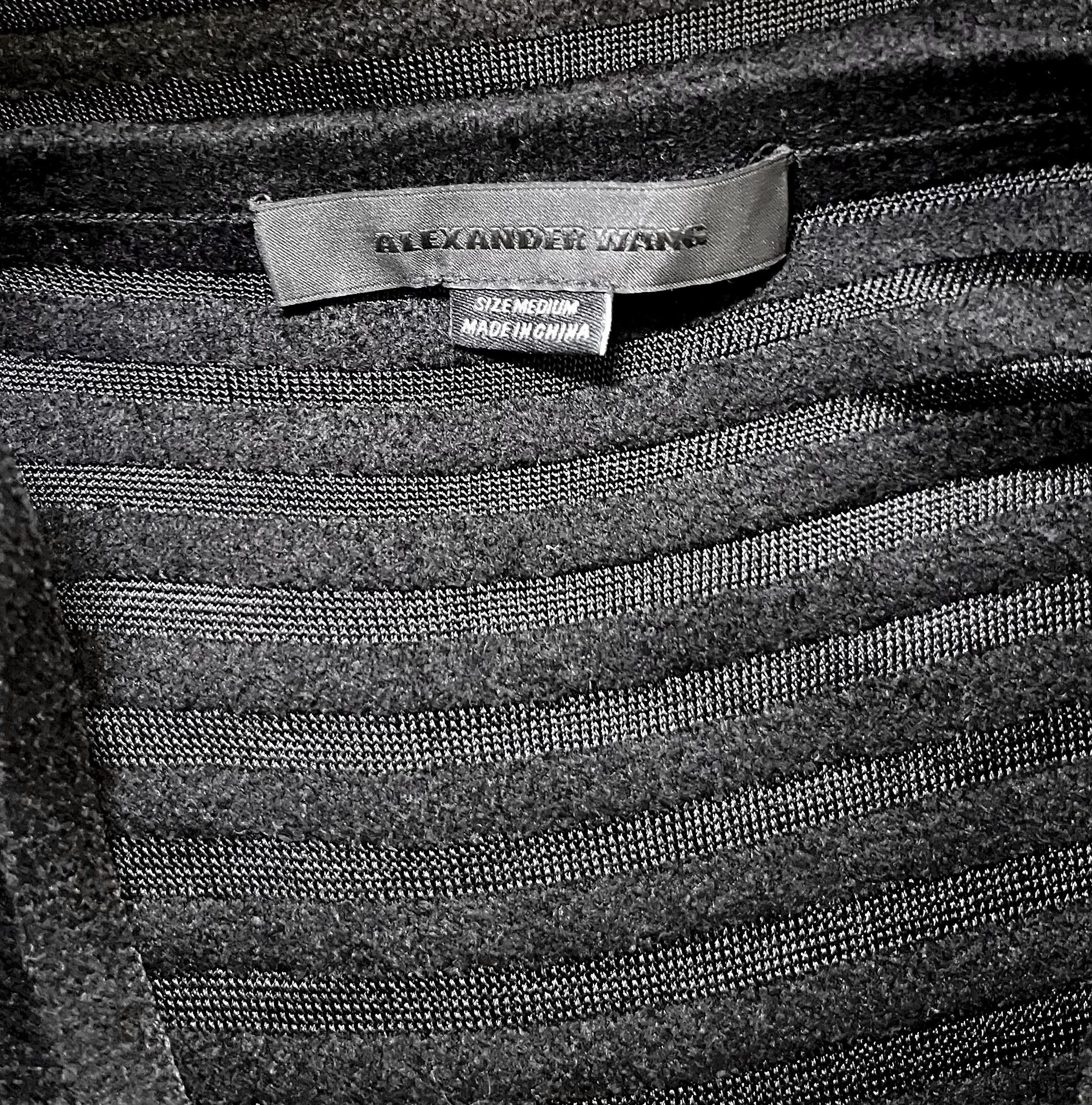 Alexander Wang Geometric Textured Knit Dress Size M / US 6-8 / IT 42-44 - 4 Thumbnail