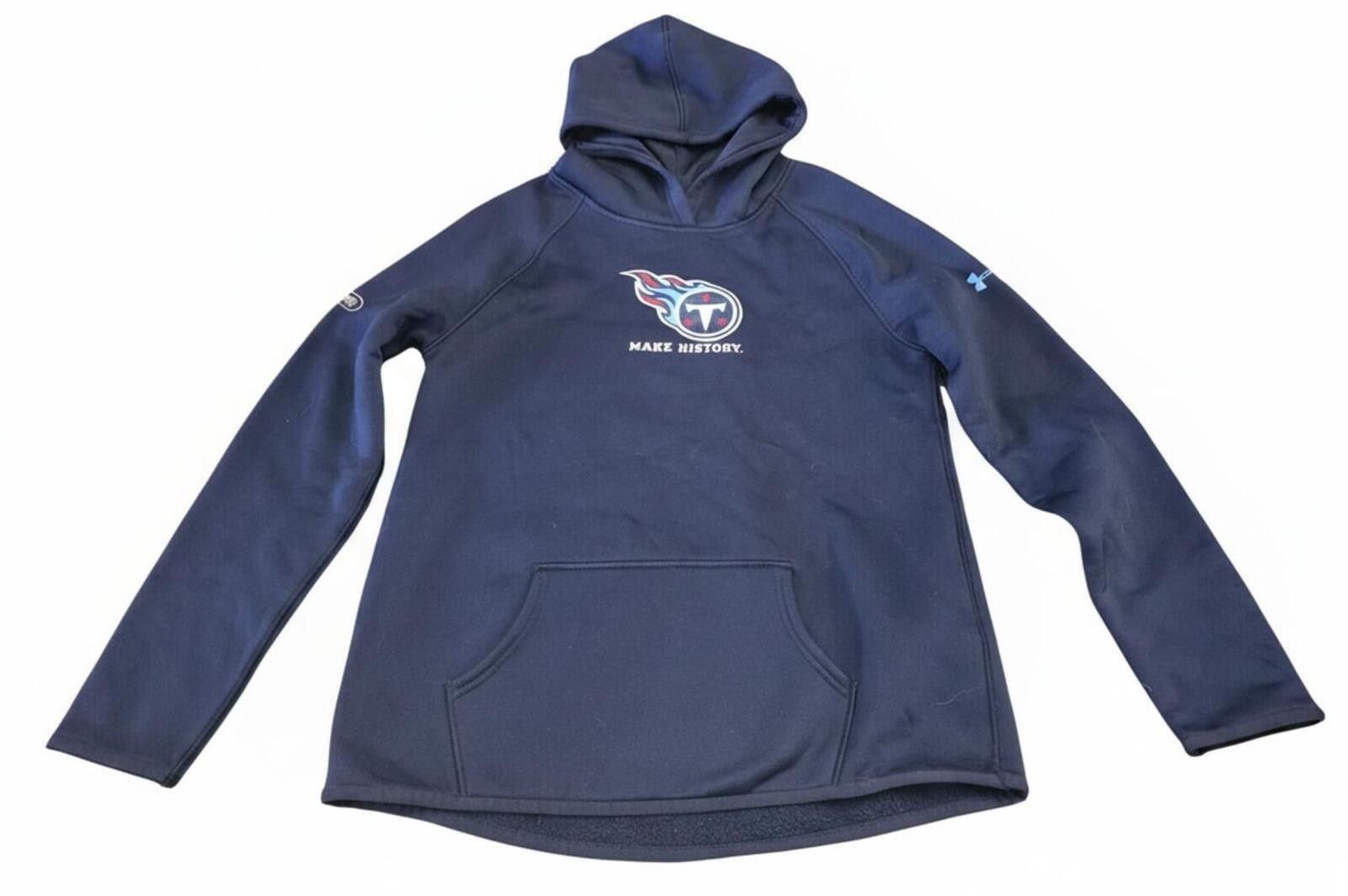 Under Armour Under Armour Tennessee Titans Navy NFL Hoodie YXL Loose Fit Size US XL / EU 56 / 4 - 2 Thumbnail