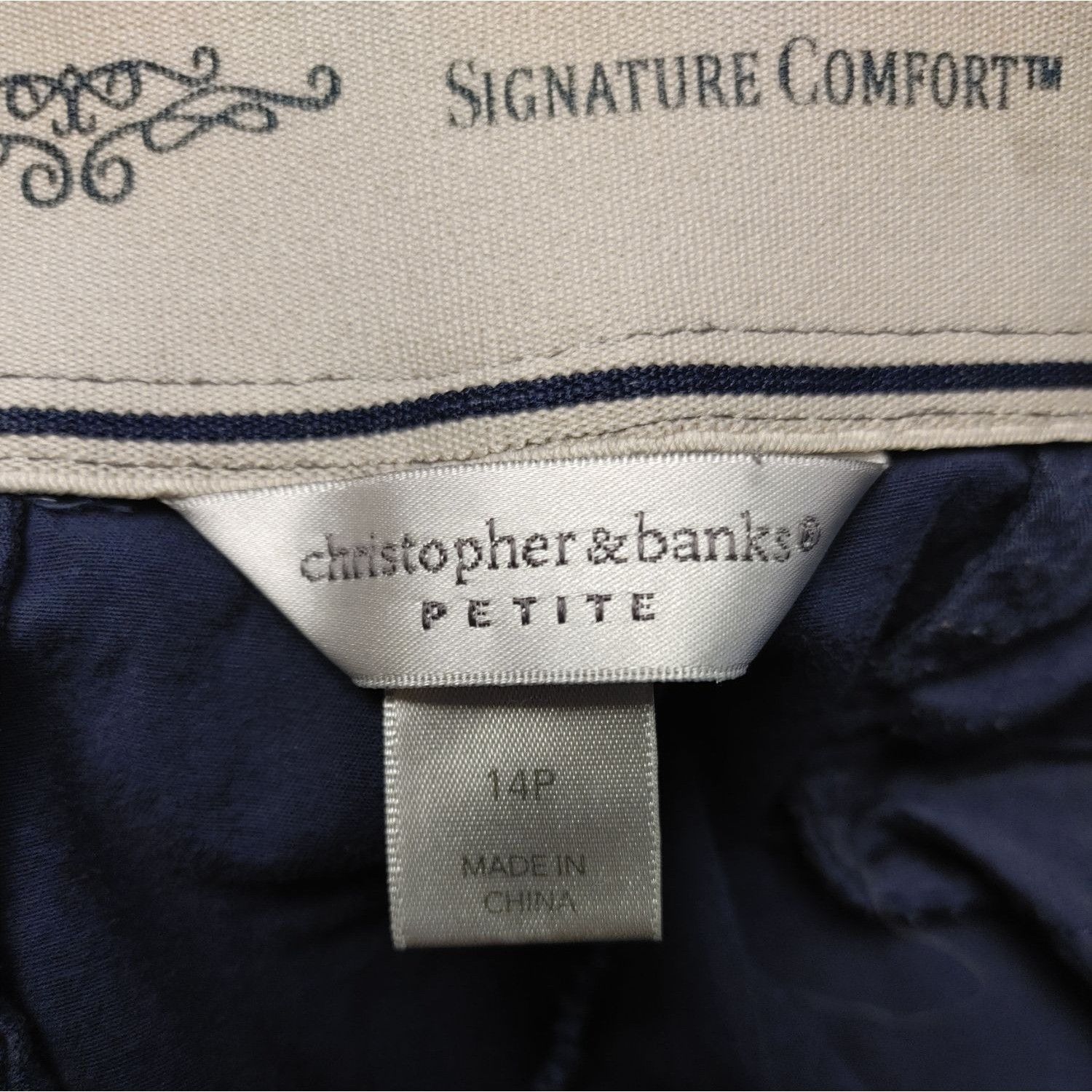 Other Christopher & Banks Women's Petite Gray Signature Comfort Size 36" / US 14 / IT 50 - 3 Thumbnail