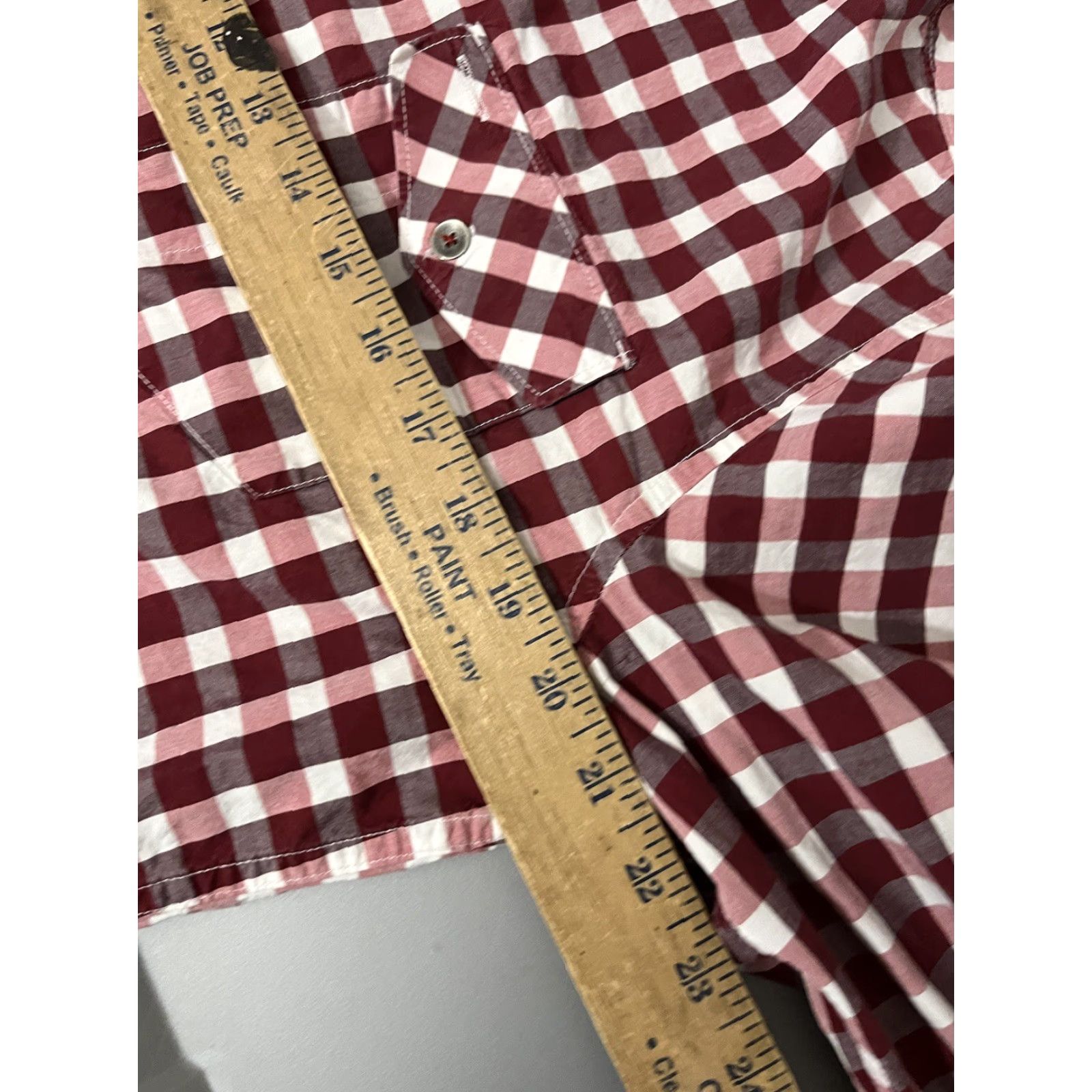 Kenneth Cole Kenneth Cole Reaction Shirt Mens L Red Plaid Long Sleeve Button Up Size US L / EU 52-54 / 3 - 5 Thumbnail