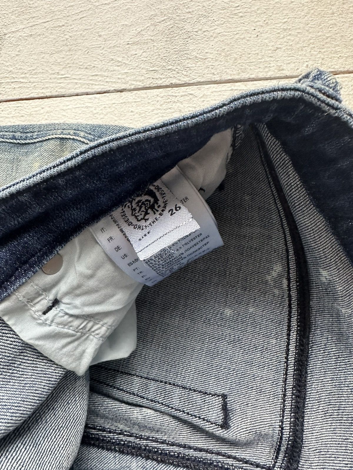 Diesel 🚨Gothic Diesel Regular Slim relax Flared Jeans Womens Size 26" / US 2 / IT 38 - 8 Thumbnail