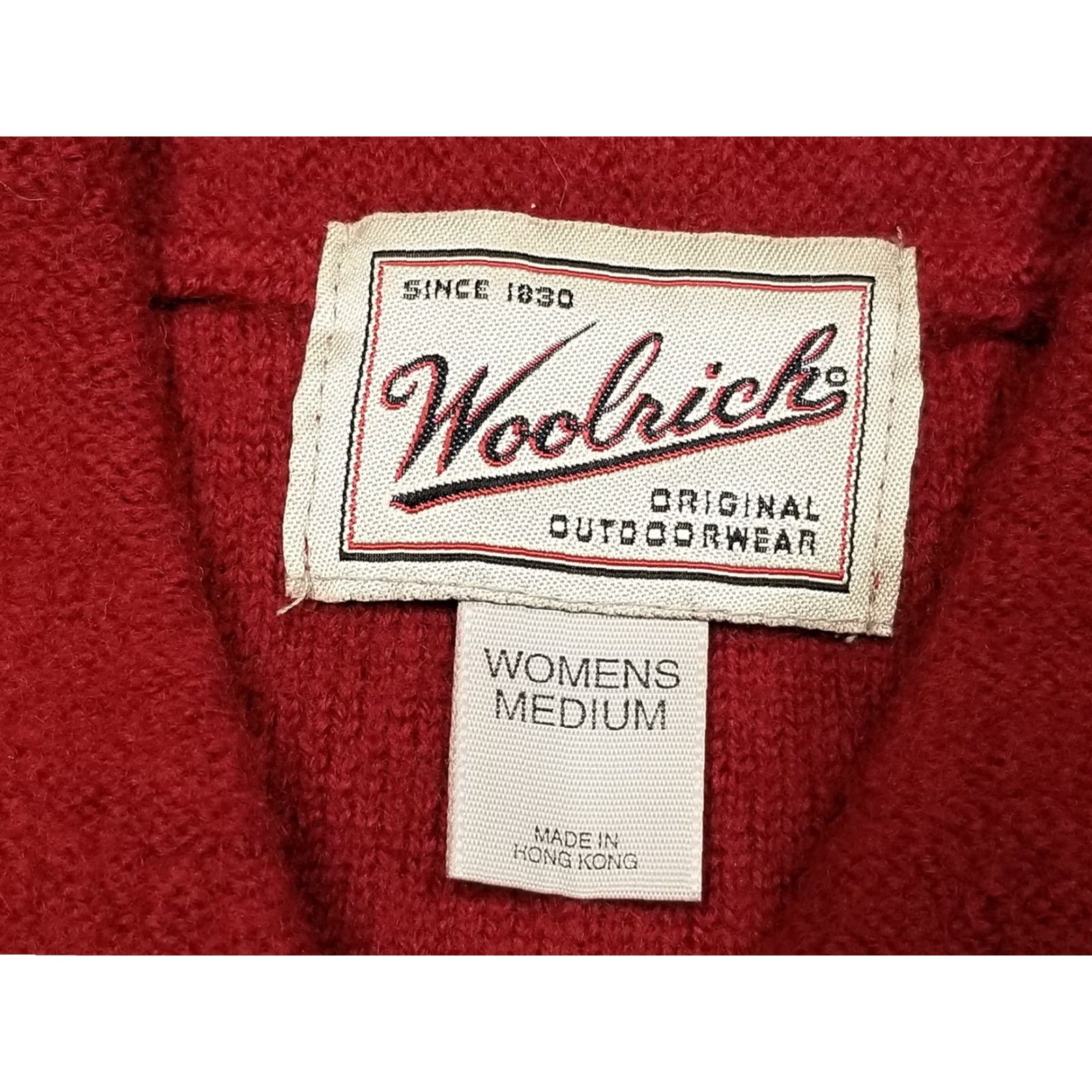 Vintage VINTAGE Woolrich Vest Womens M Red 100% Wool Metal Leaf Buttons Hong Kong Size M / US 6-8 / IT 42-44 - 5 Thumbnail