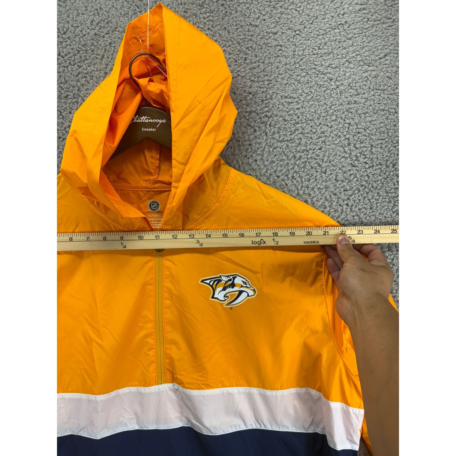 NHL NHL Nashville Predators 1/2 Zip Windbreaker Pullover Mens XL Size US XL / EU 56 / 4 - 3 Thumbnail