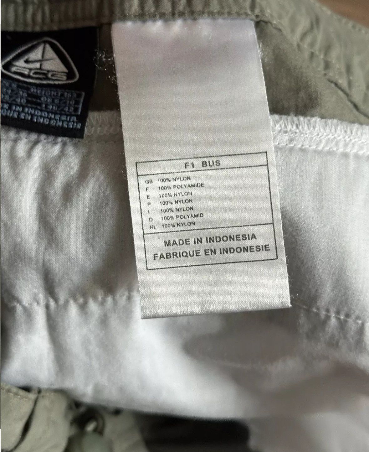 Nike × Nike ACG Nike ACG Nylon Mini Skirt Green A-line Khaki Size S Size 28" / US 6 / IT 42 - 12 Thumbnail