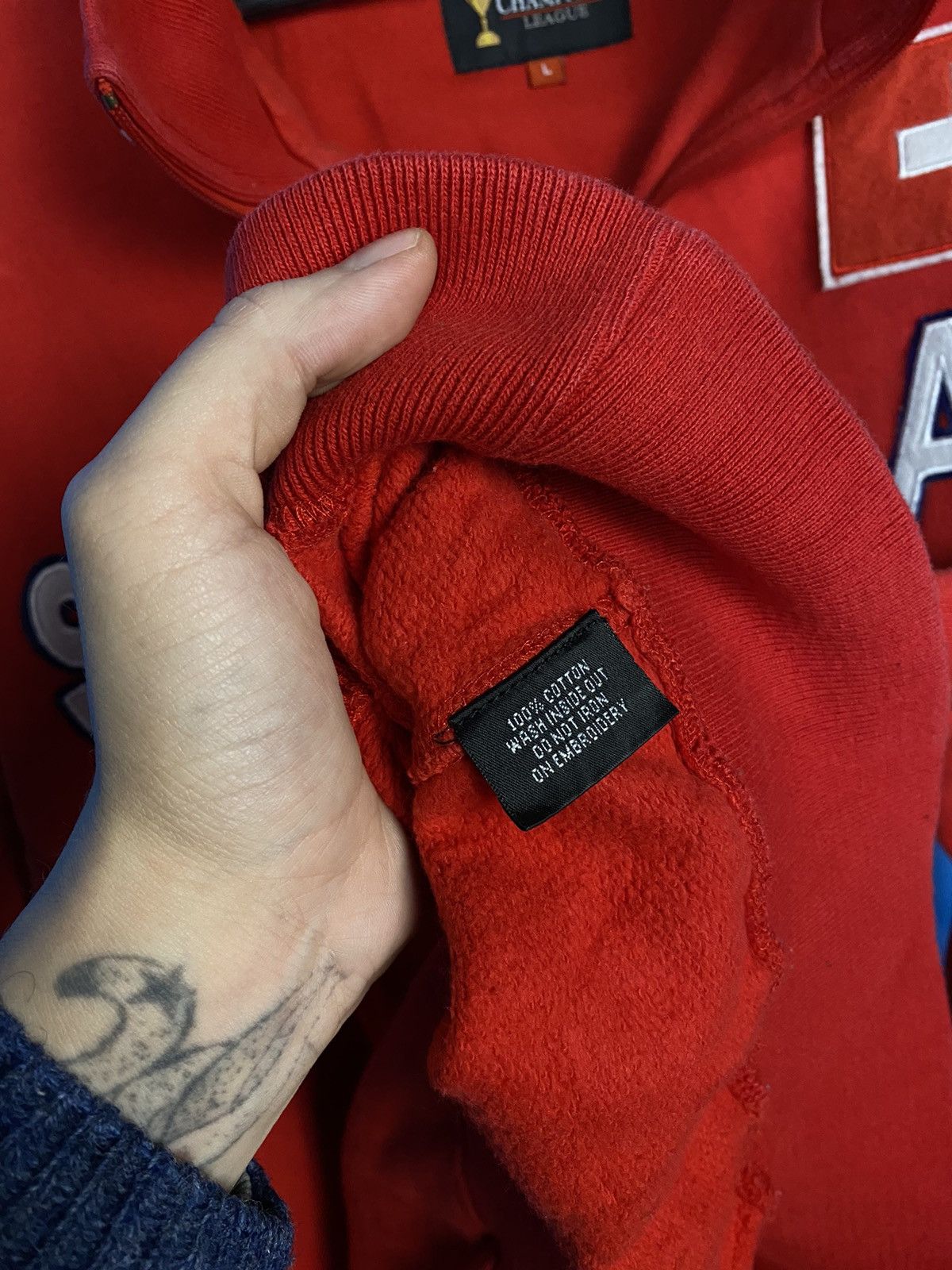 Japanese Brand × Vintage 💥 SWITZERLAND VTG RUGBY CHAMPION LEAGUE 1/3 ZIP SWEATSHIRT Size US L / EU 52-54 / 3 - 7 Thumbnail