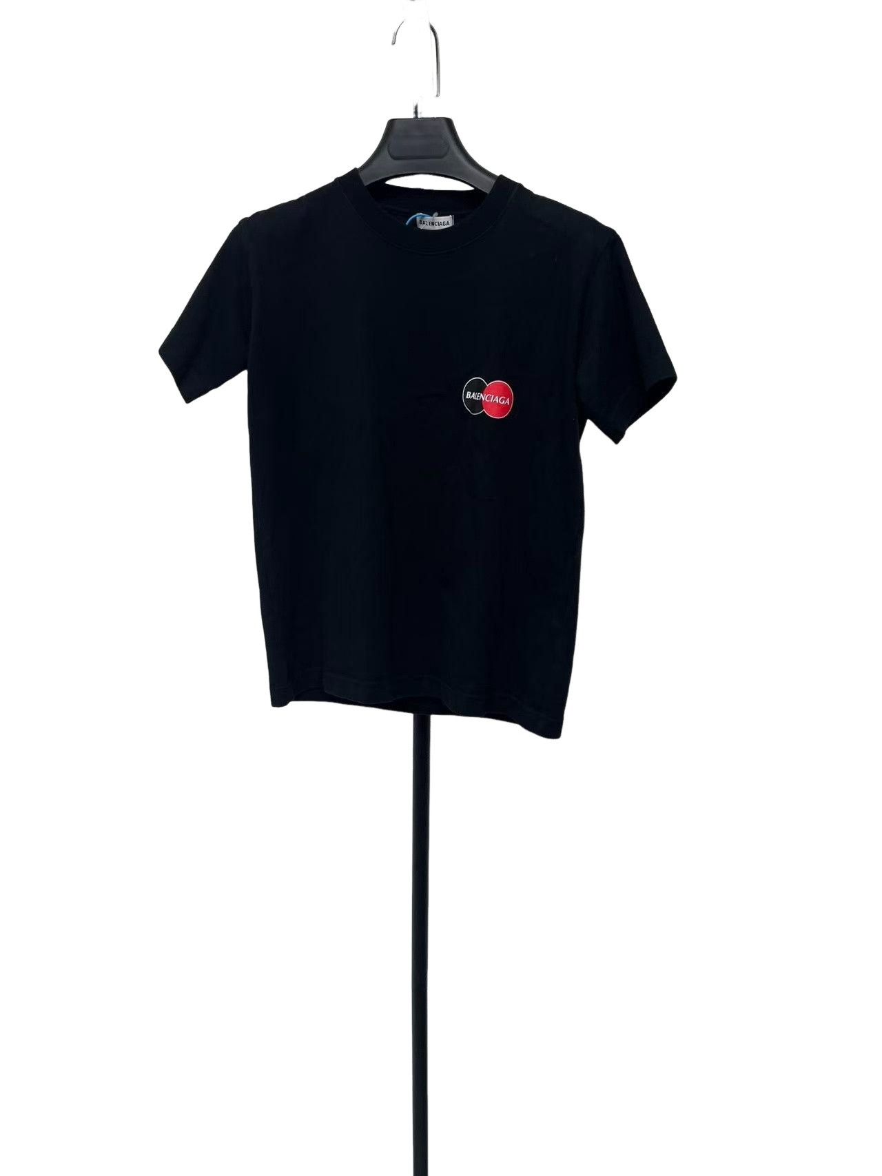 Balenciaga Balenciaga Circle Logo T-Shirt Size M Size M / US 6-8 / IT 42-44 - 1 Thumbnail