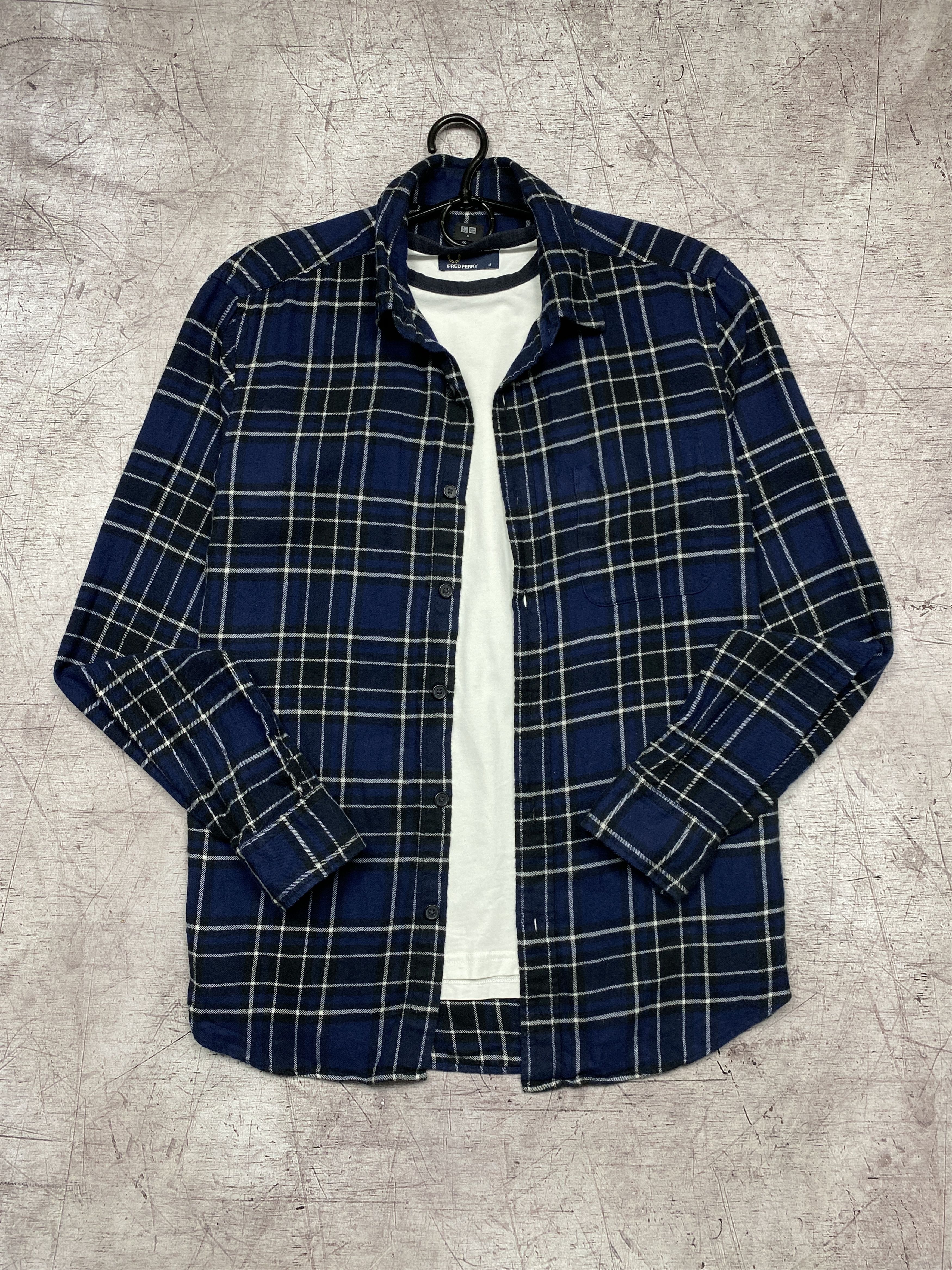 Flannel Uniqlo Vintage Mens Flannel Plaid Shirt Size US M / EU 48-50 / 2 - 1 Thumbnail