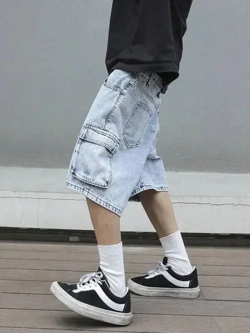 Other Michiko x Etou Cargo Denim jeans jorts Y2K Drip shorts Size US 32 / EU 48 - 7 Thumbnail