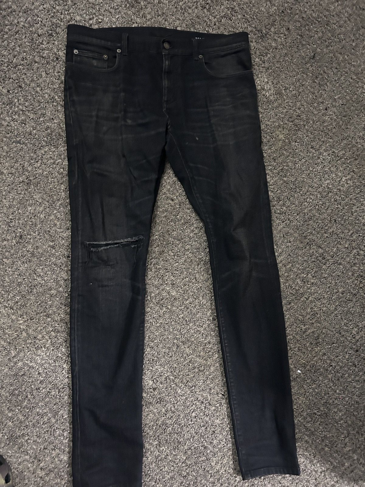 Yves Saint Laurent ysl d02 denim hedi era Size US 32 / EU 48 - 4 Thumbnail