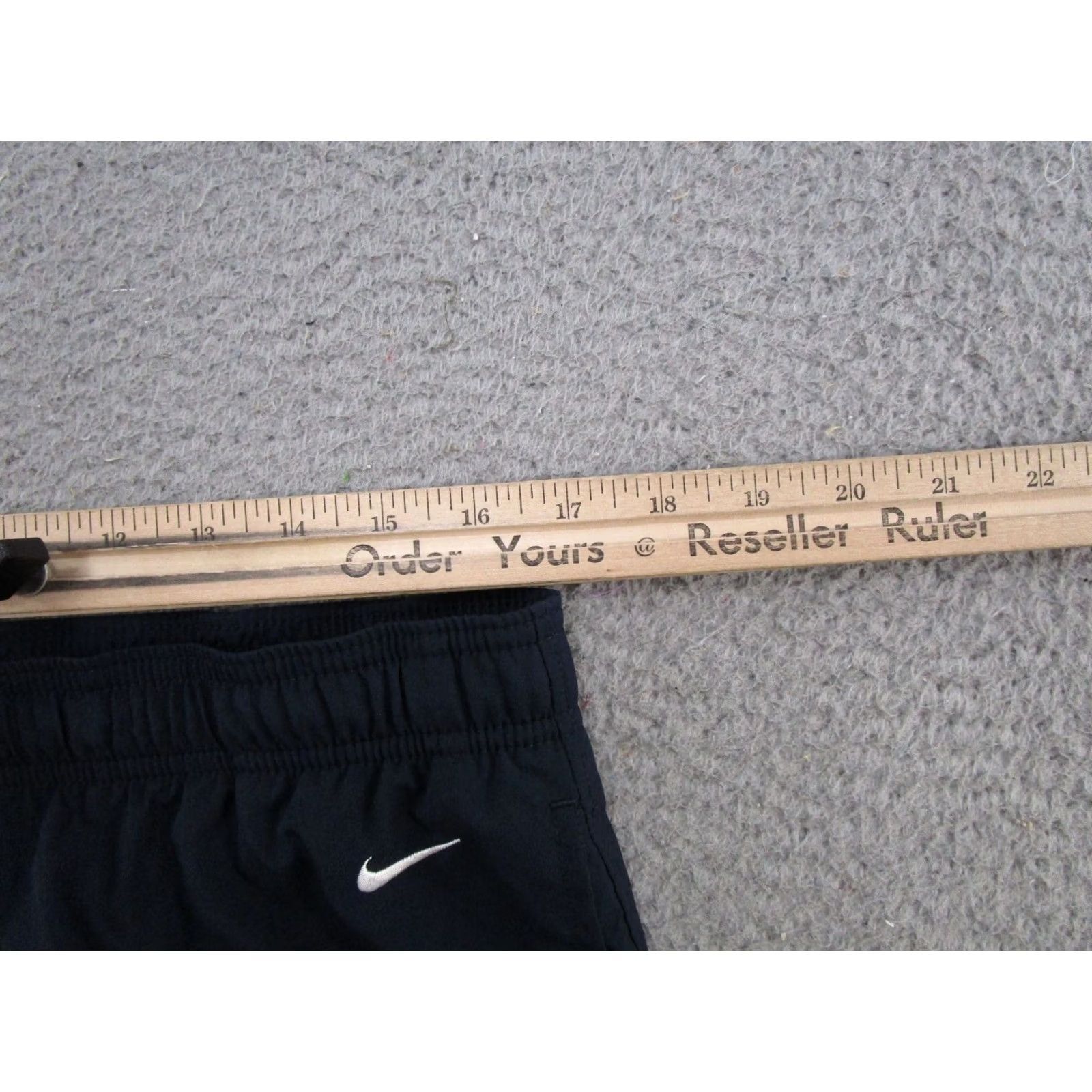 Nike VINTAGE Nike Track Pants Navy Blue Swoosh Straight Leg Men/Women L 14-16? Size 36" / US 14 / IT 50 - 4 Thumbnail