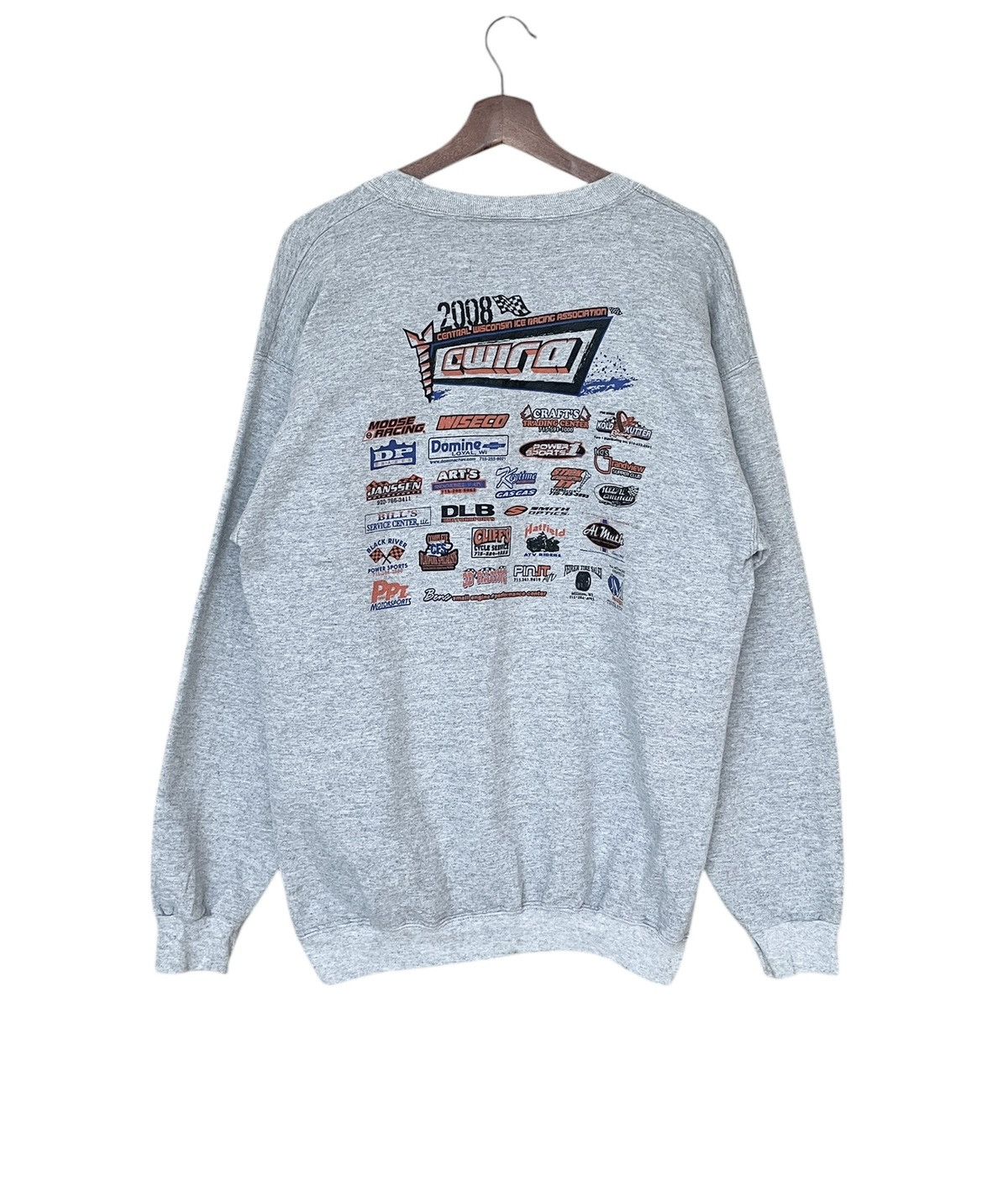 Hanes × Vintage Vintage Brand Hanes Motor Cross Sweatshirt 2000s Size US M / EU 48-50 / 2 - 2 Thumbnail