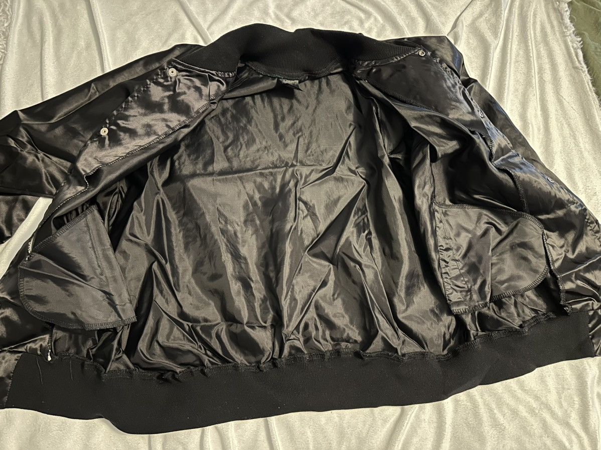Vintage VTG Black Sheep Satin Jacket Adult SZ XLARGE Black USA Made Size US XL / EU 56 / 4 - 9 Thumbnail