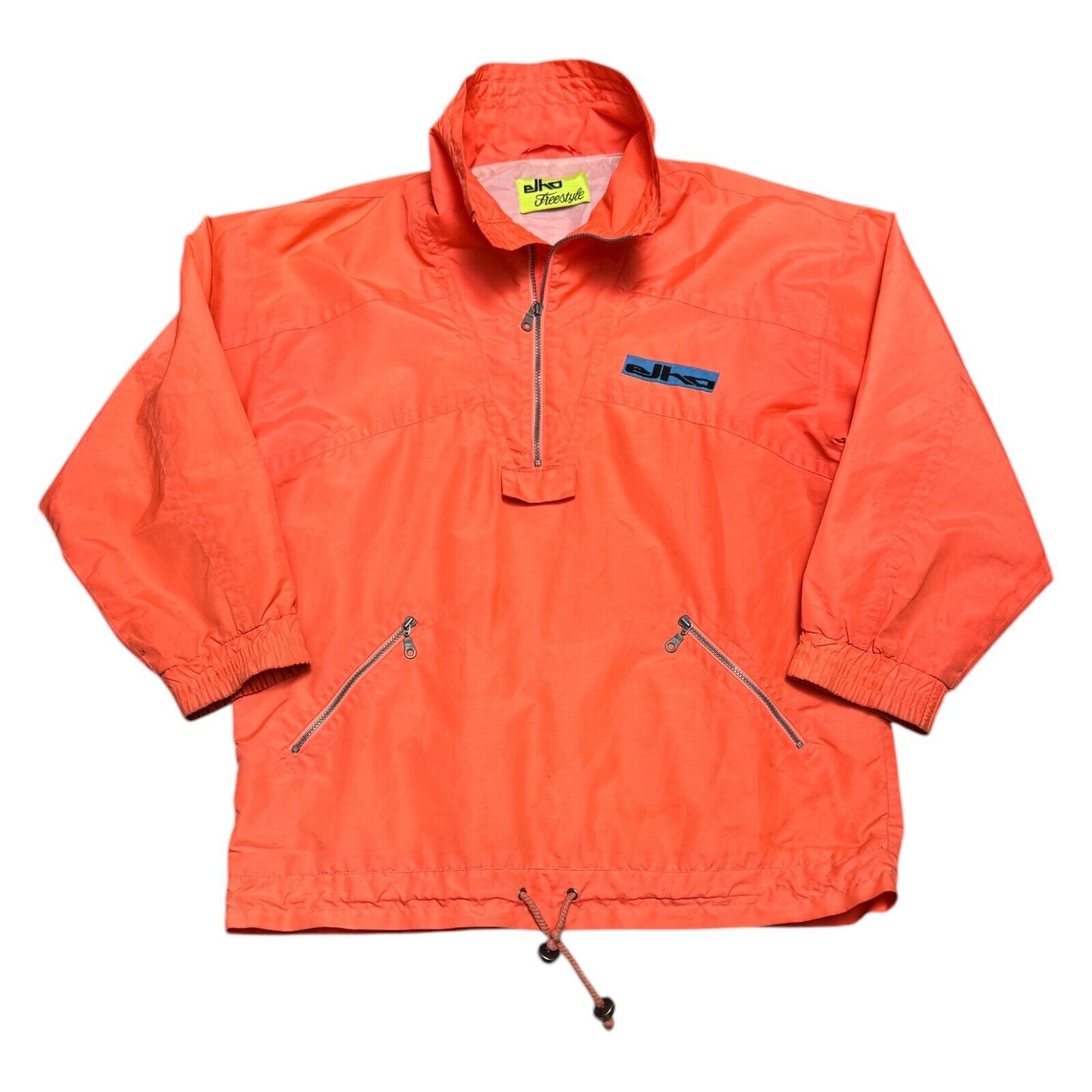 Vintage ELHO FREESTYLE Vintage Surf Oversize Windbreaker Jacket Size US XL / EU 56 / 4 - 1 Thumbnail