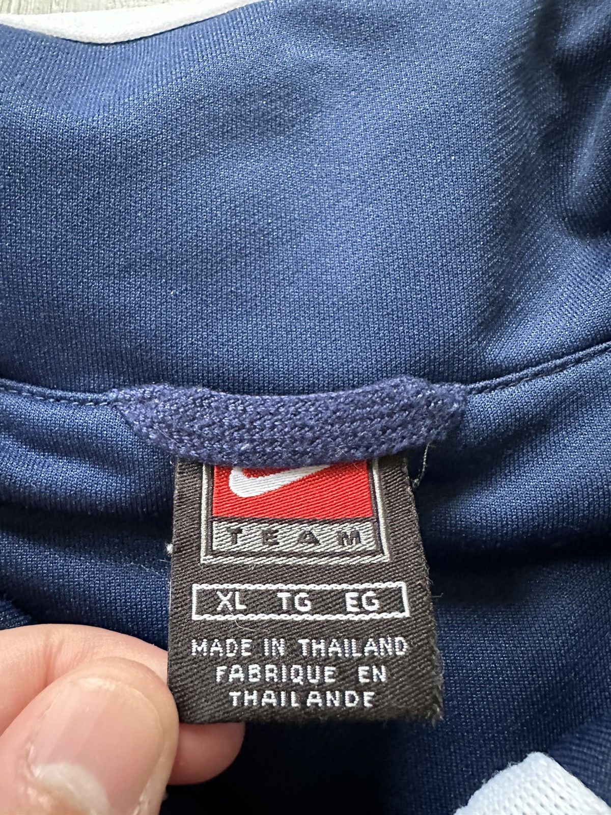 Nike × Vintage Vintage 90s Nike Basketball Warm Up Track Jacket Size US XL / EU 56 / 4 - 10 Thumbnail