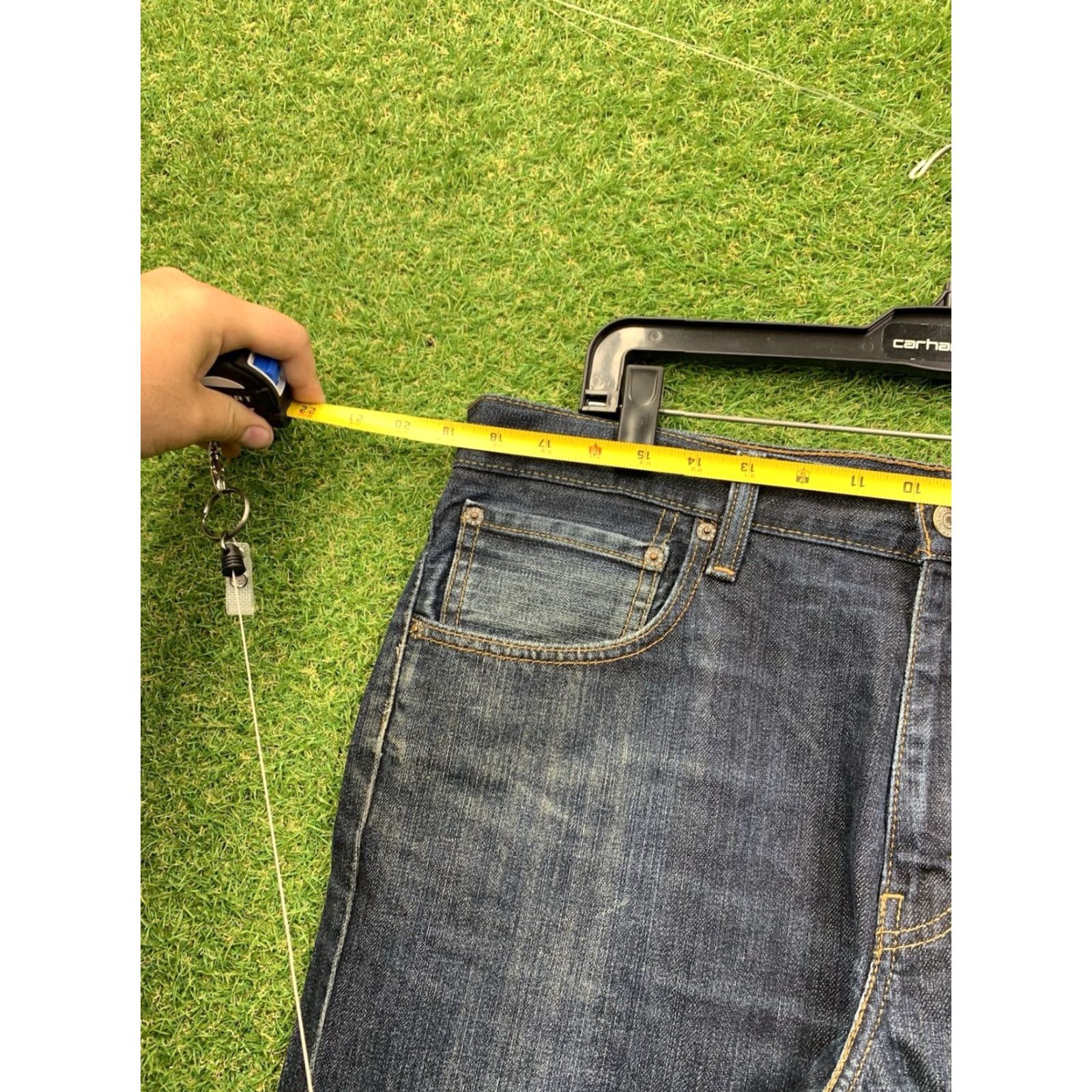 Levi's Levi's 527 Jeans Men 36x30 Blue Straight Leg Denim Mid Rise Casual Pants Size US 36 / EU 52 - 3 Thumbnail