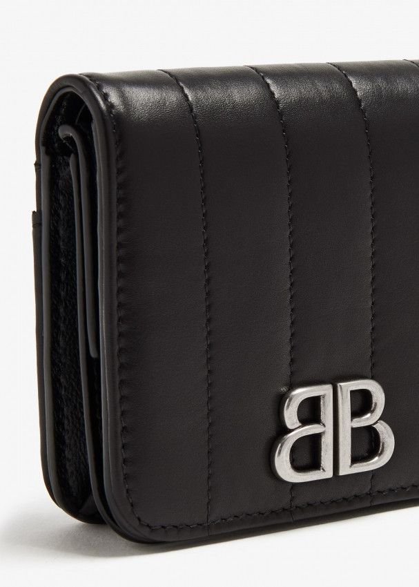 Balenciaga o1bcso1str0325 Size: OS / Monaco Flap Coin And Card Holder Size ONE SIZE - 3 Thumbnail