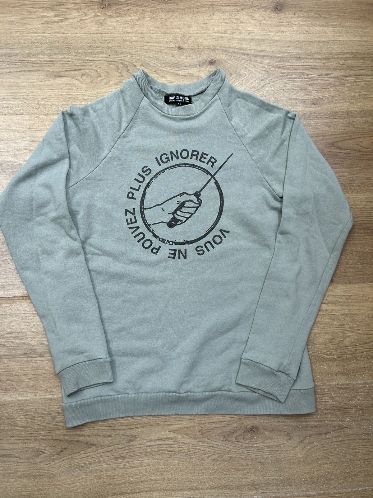 Raf Simons Raf Simons SS02 Vous Ne Pouvez Plus Ignorer Sweater 