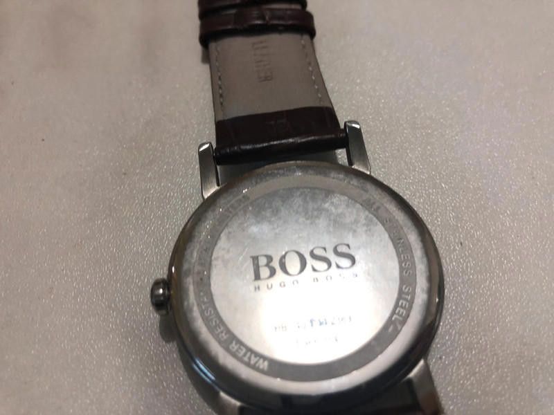 Designer Boss watch brown leather strap watch Size ONE SIZE - 8 Thumbnail