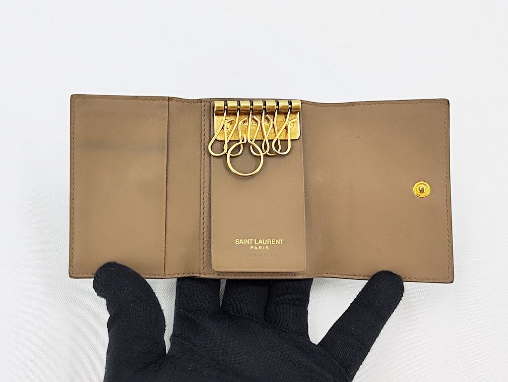 Saint Laurent Paris SAINT LAURENT big logo leather 6 key holder ysl Size ONE SIZE - 5 Thumbnail