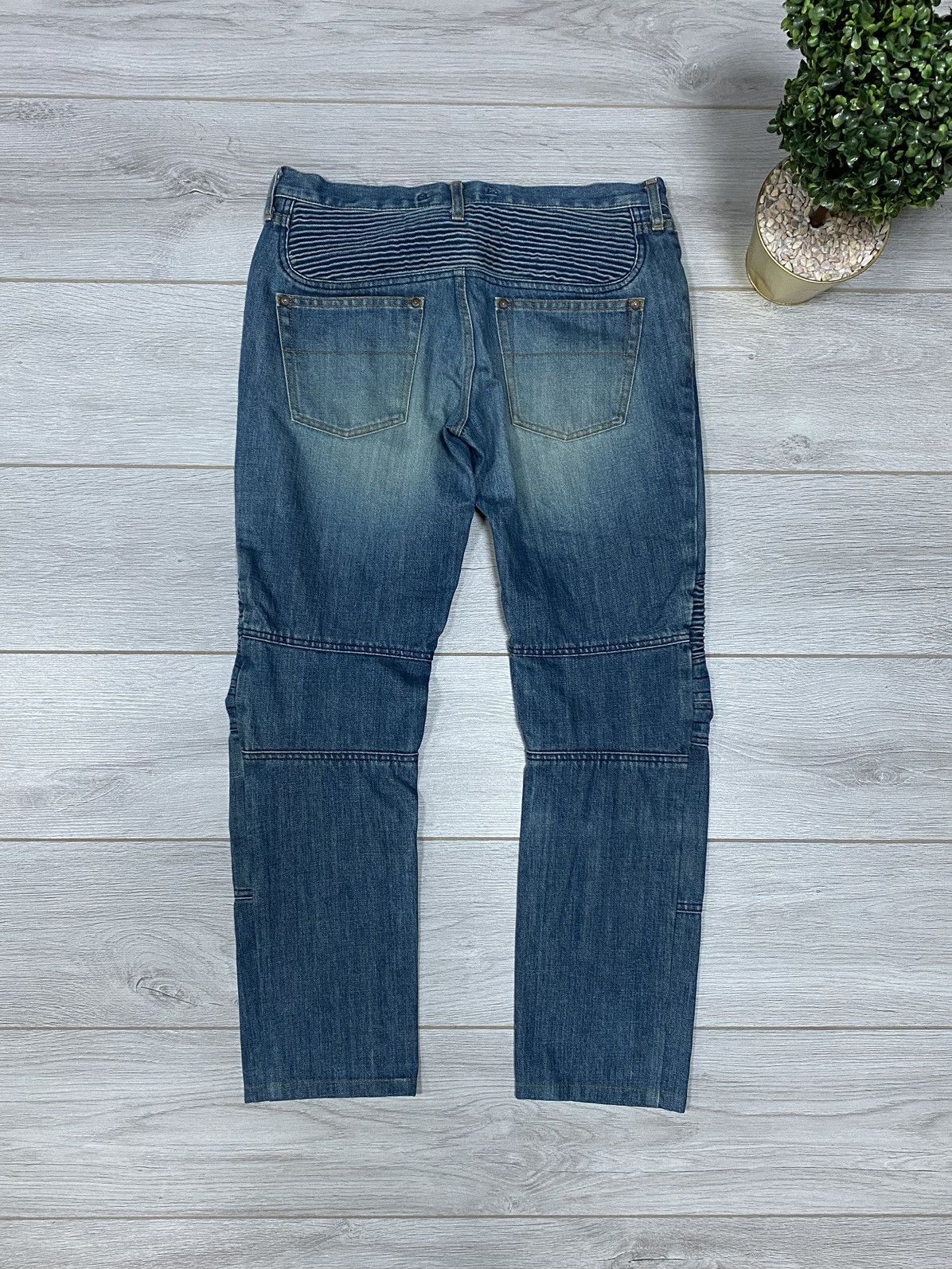 Maison MIHARA YASUHIRO Miharayasuhiro denim biker pants jeans Japanese Size US 32 / EU 48 - 2 Thumbnail