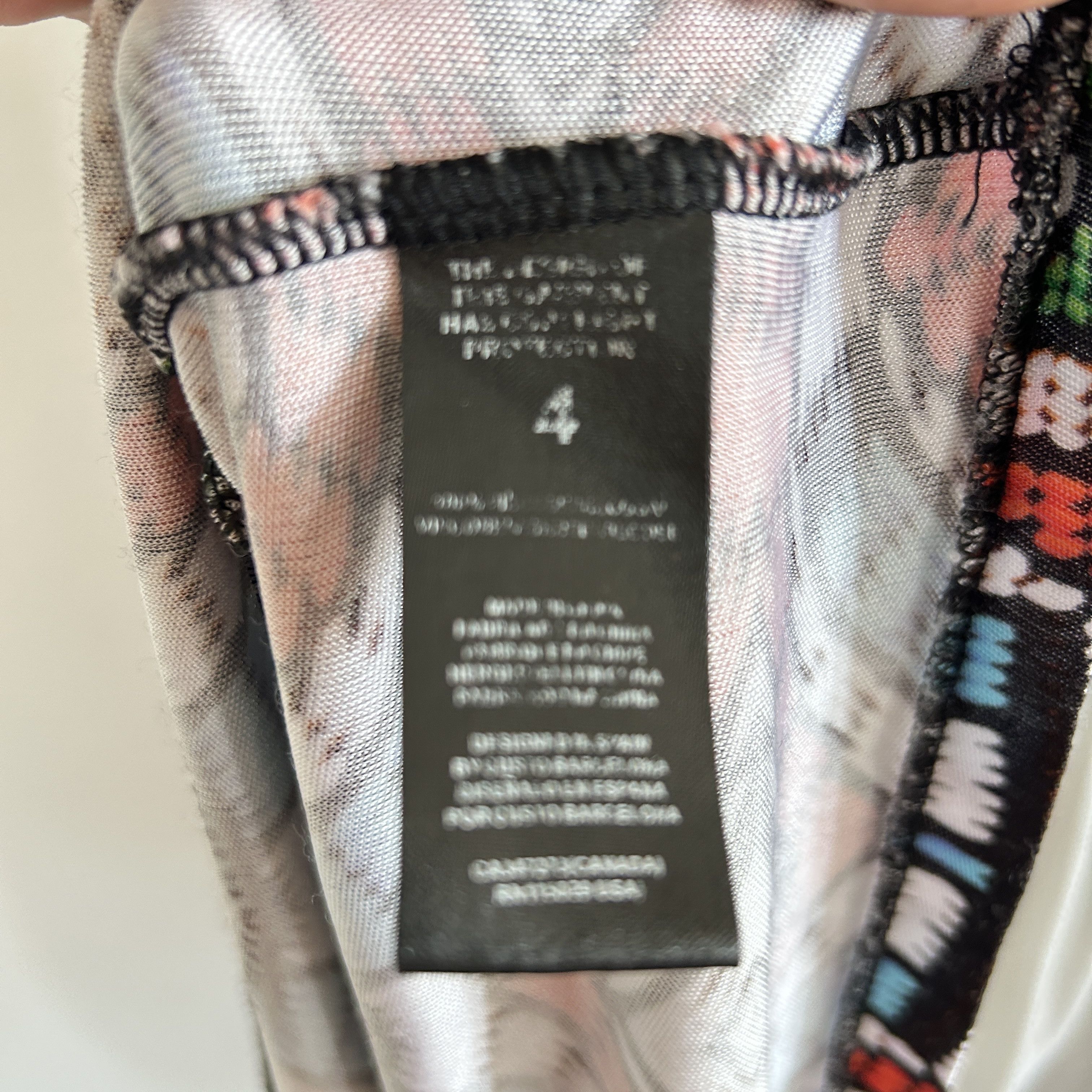 Custo Barcelona Y2K Custo Barcelona Graphic Mesh Shift Dress Size L / US 10 / IT 46 - 11 Thumbnail